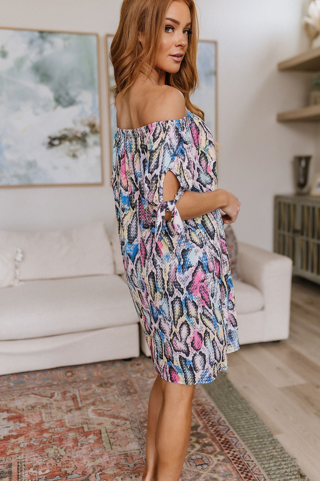 Kind of Wild Animal Print Dress-Dresses-Stay Foxy Boutique, Florissant, Missouri