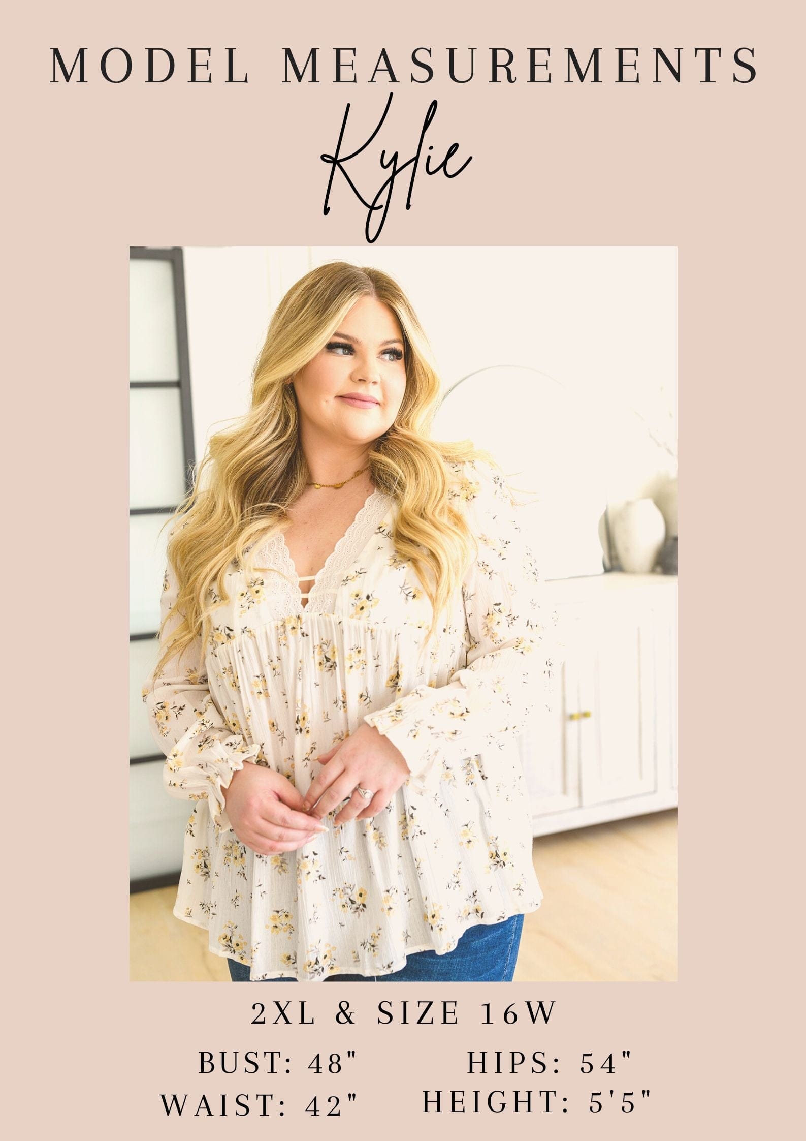 Anticipating More Smocked Blouse-Tops-Stay Foxy Boutique, Florissant, Missouri
