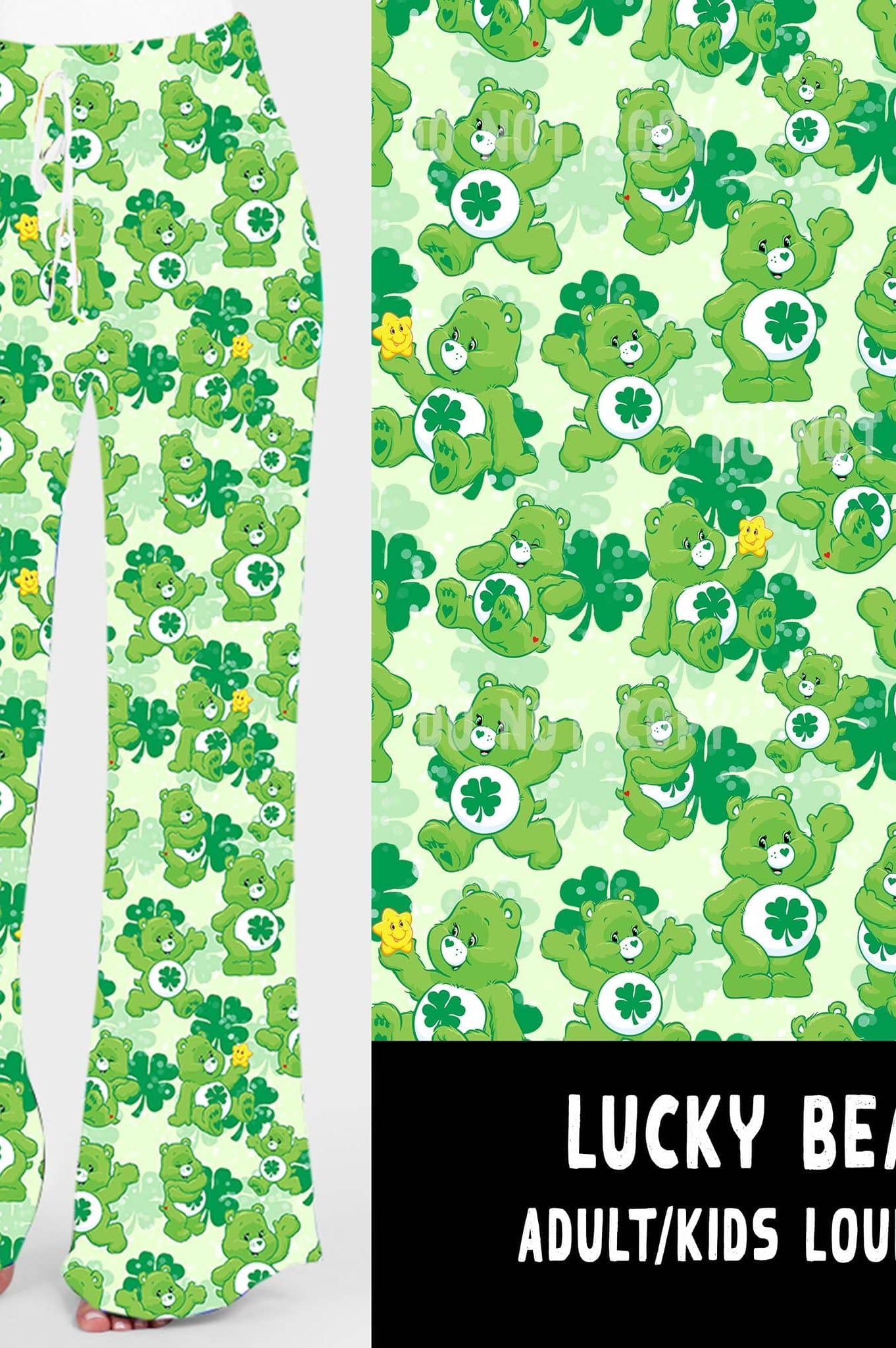 LUCKY IN LOVE-LUCKY BEAR UNISEX ADULT/KIDS LOUNGER-Stay Foxy Boutique, Florissant, Missouri
