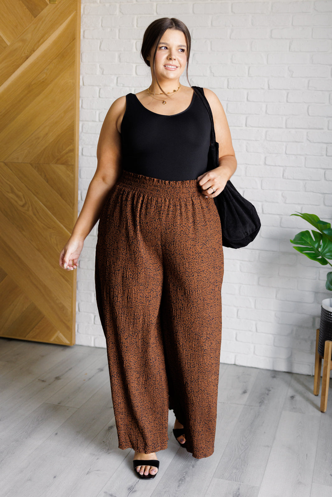 Last Minute Corduroy Tote in Black-Accessories-Stay Foxy Boutique, Florissant, Missouri