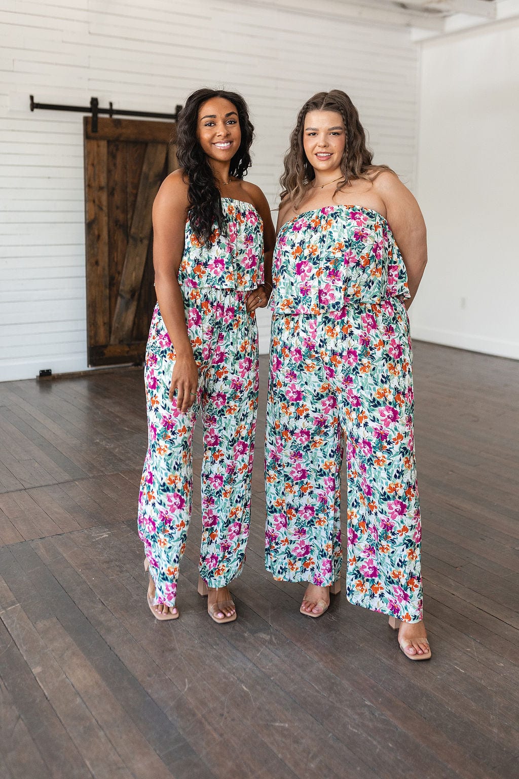 Life of the Party Floral Jumpsuit in Green-Jumpsuits & Rompers-Stay Foxy Boutique, Florissant, Missouri