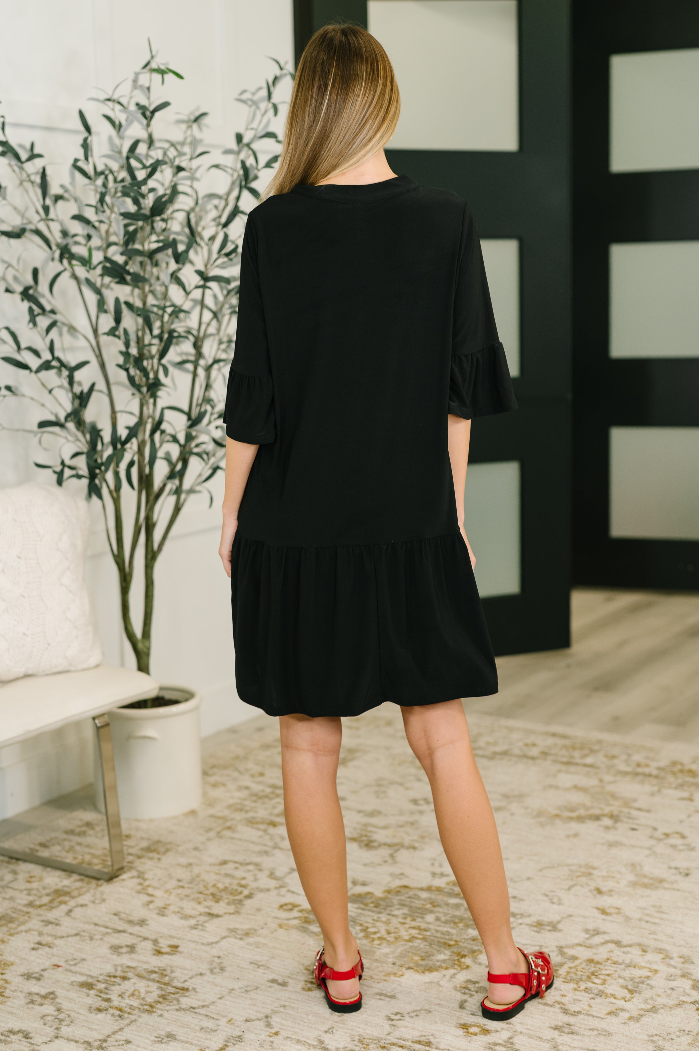 Lizzy Sunday Dress in Black-Womens-Stay Foxy Boutique, Florissant, Missouri