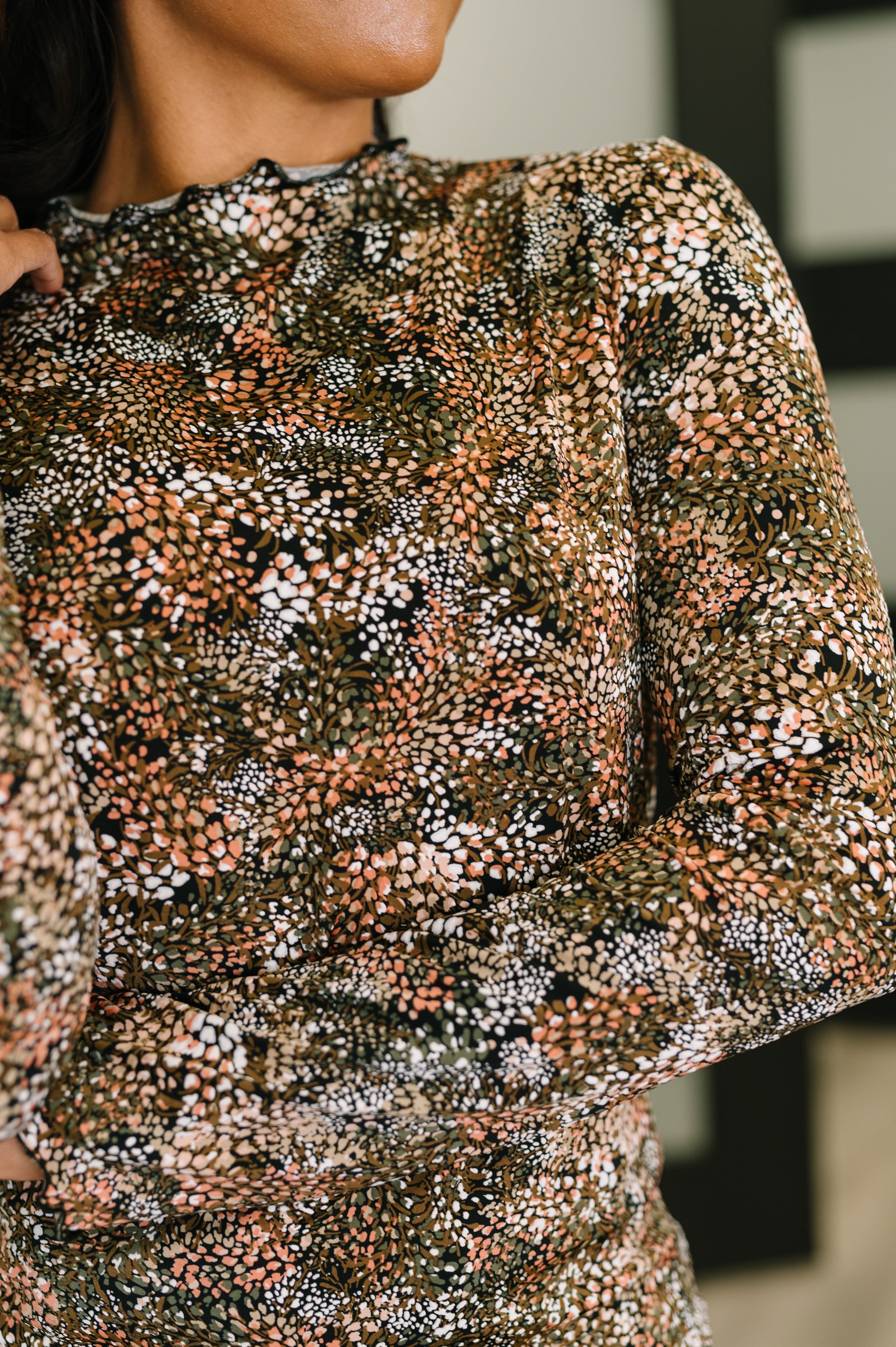 Loud and Proud Long Sleeve Lettuce Hem Top-Womens-Stay Foxy Boutique, Florissant, Missouri