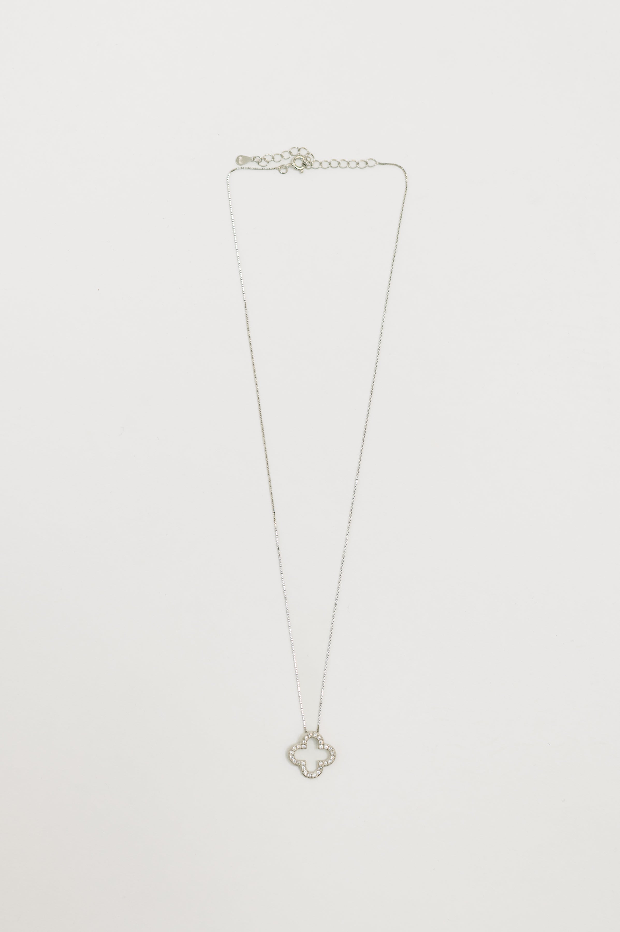 Lucky Girl Syndrome Sterling Silver Pendant Necklace-Womens-Stay Foxy Boutique, Florissant, Missouri