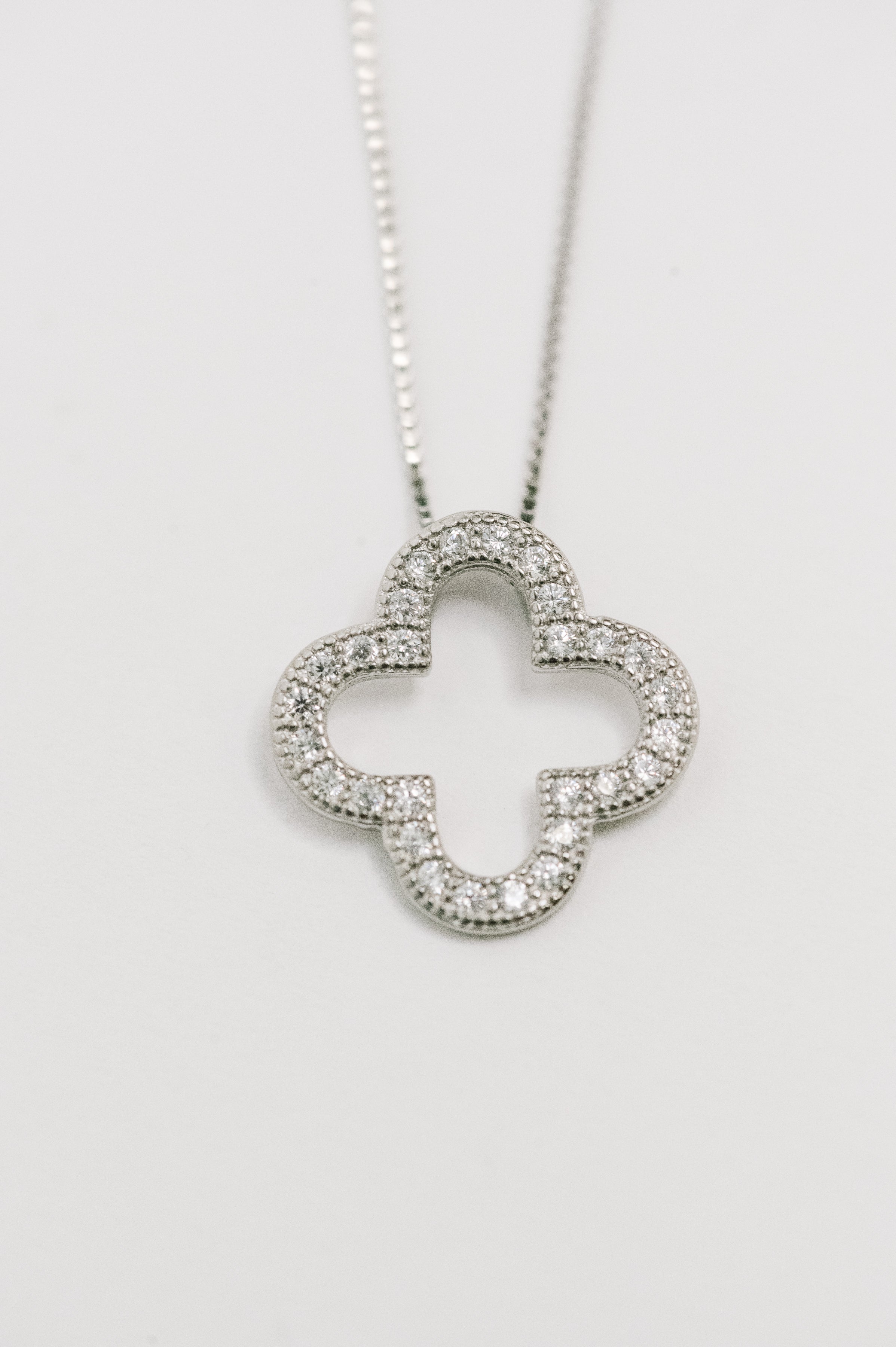 Lucky Girl Syndrome Sterling Silver Pendant Necklace-Womens-Stay Foxy Boutique, Florissant, Missouri