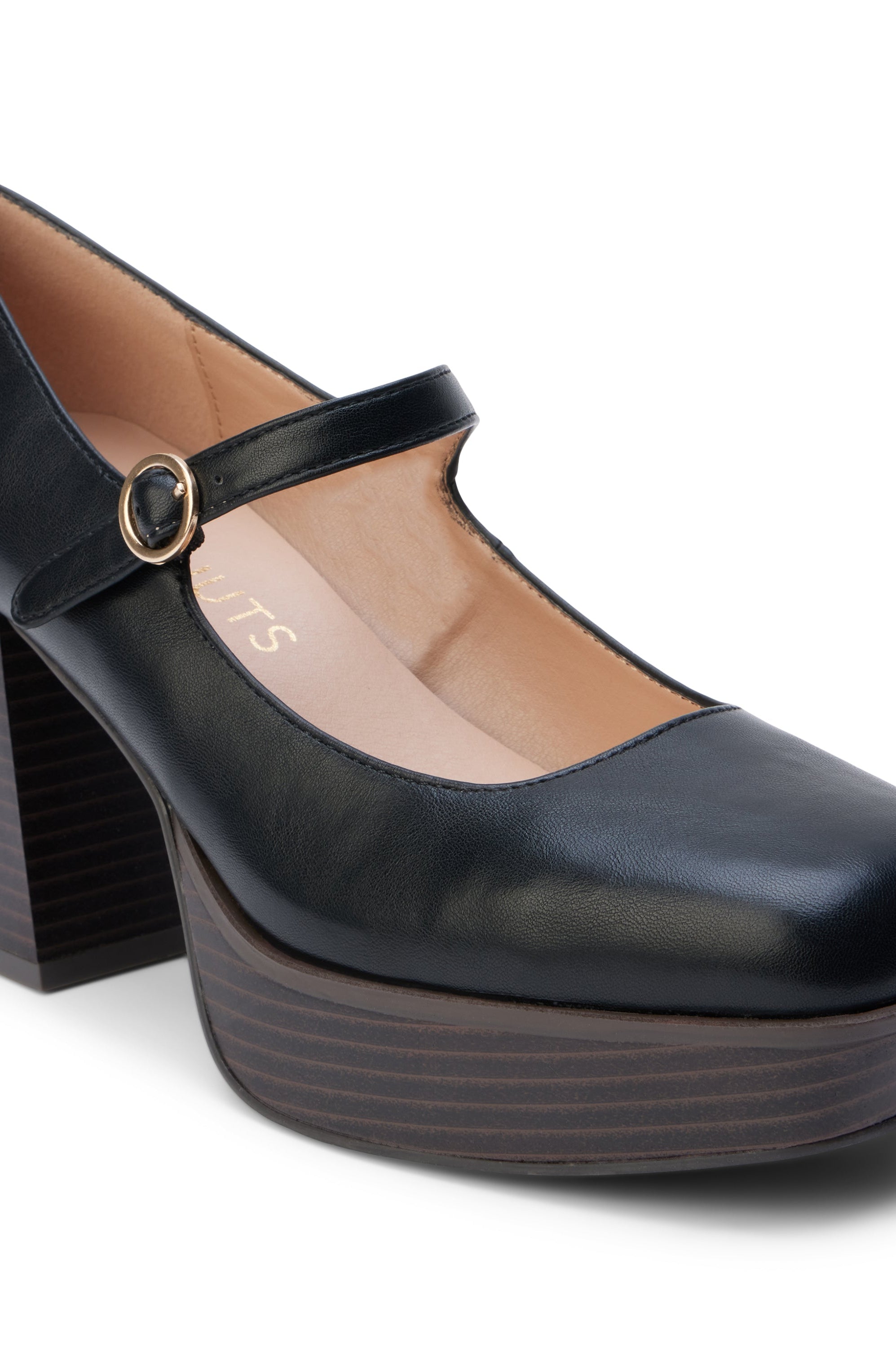 Matilda Platform Heel in Black-140 Wedges-Stay Foxy Boutique, Florissant, Missouri