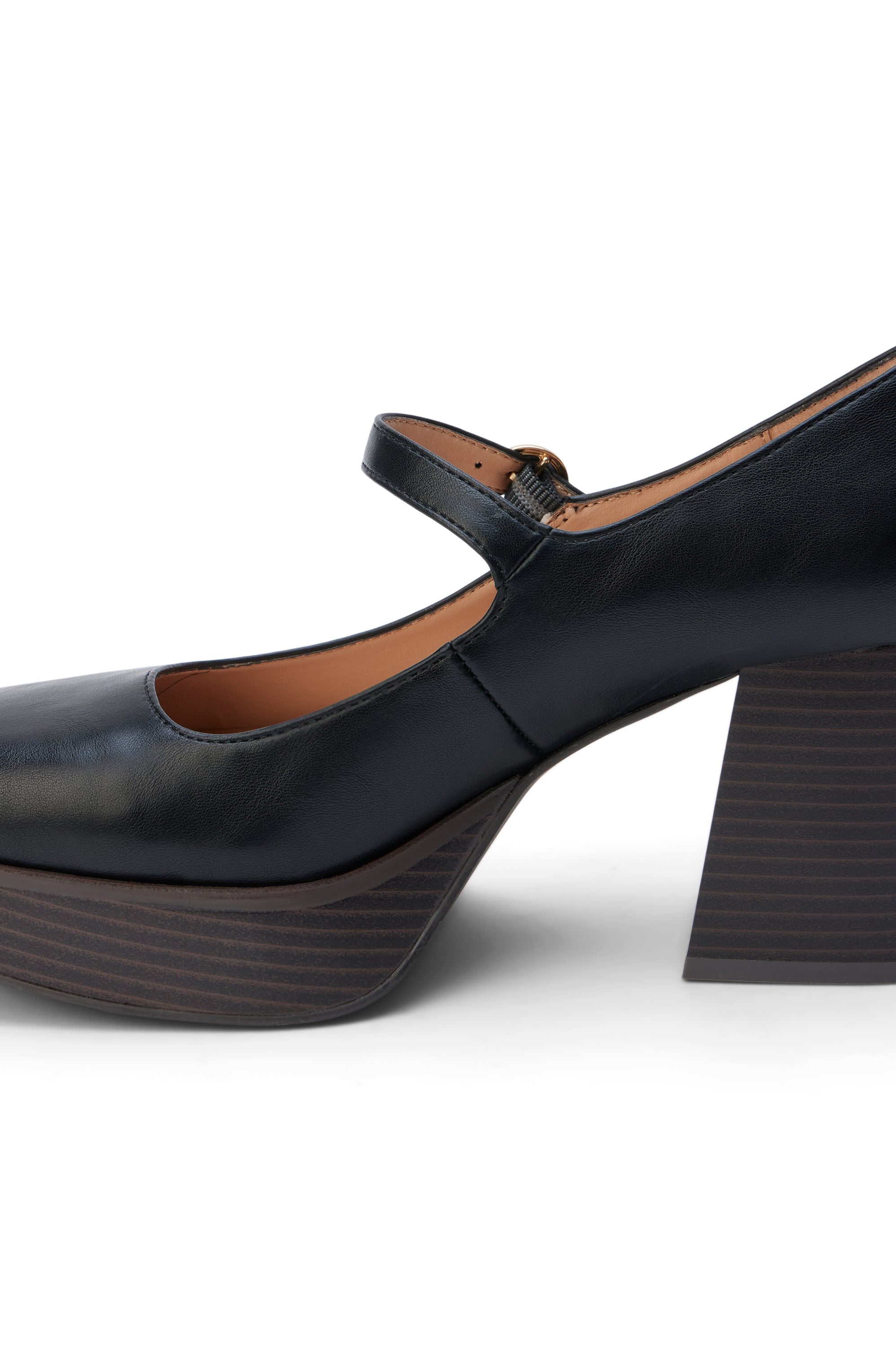 Matilda Platform Heel in Black-140 Wedges-Stay Foxy Boutique, Florissant, Missouri