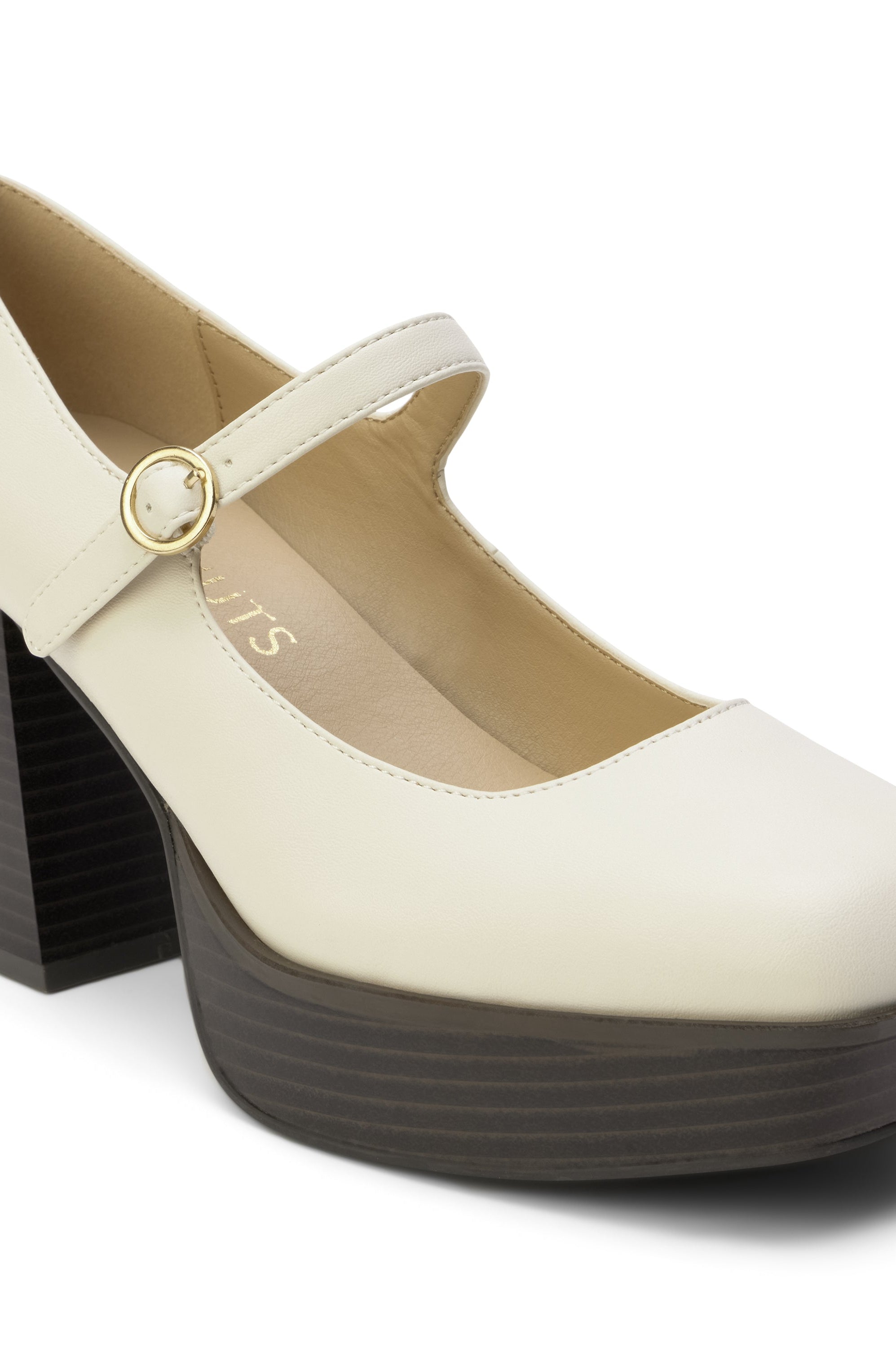 Matilda Platform Heel in Bone-Heel-Stay Foxy Boutique, Florissant, Missouri