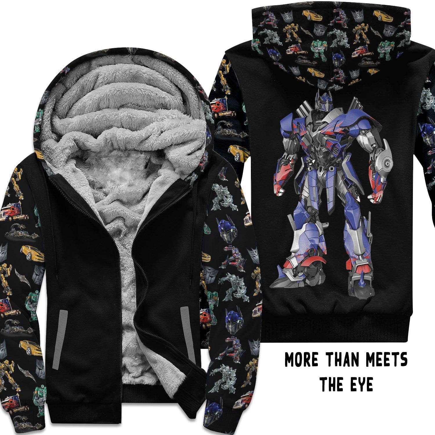 FLEECE JACKET RUN-MORE THAN MEETS THE EYE-Stay Foxy Boutique, Florissant, Missouri