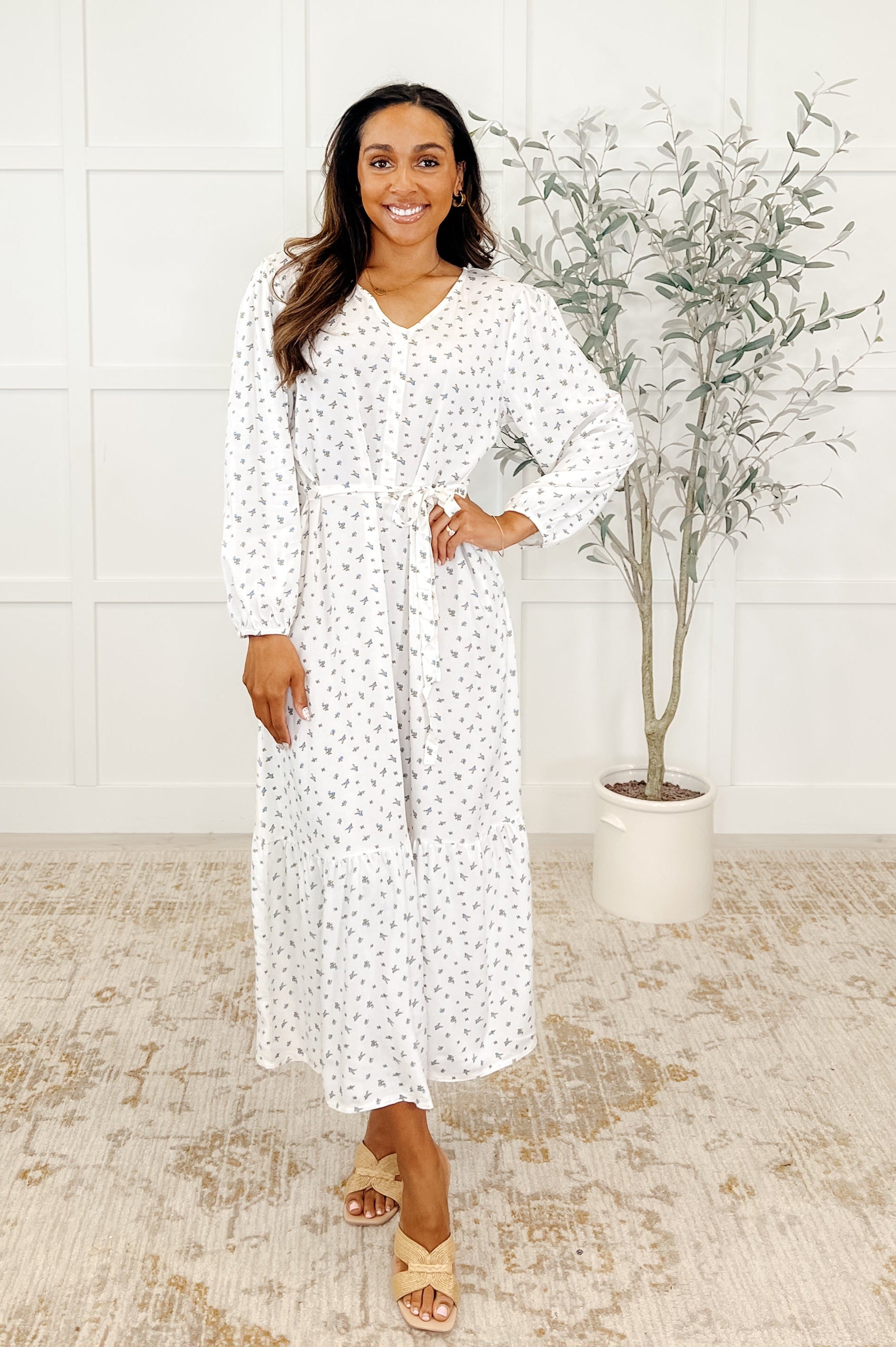 Maple Dress Floweret-Womens-Stay Foxy Boutique, Florissant, Missouri