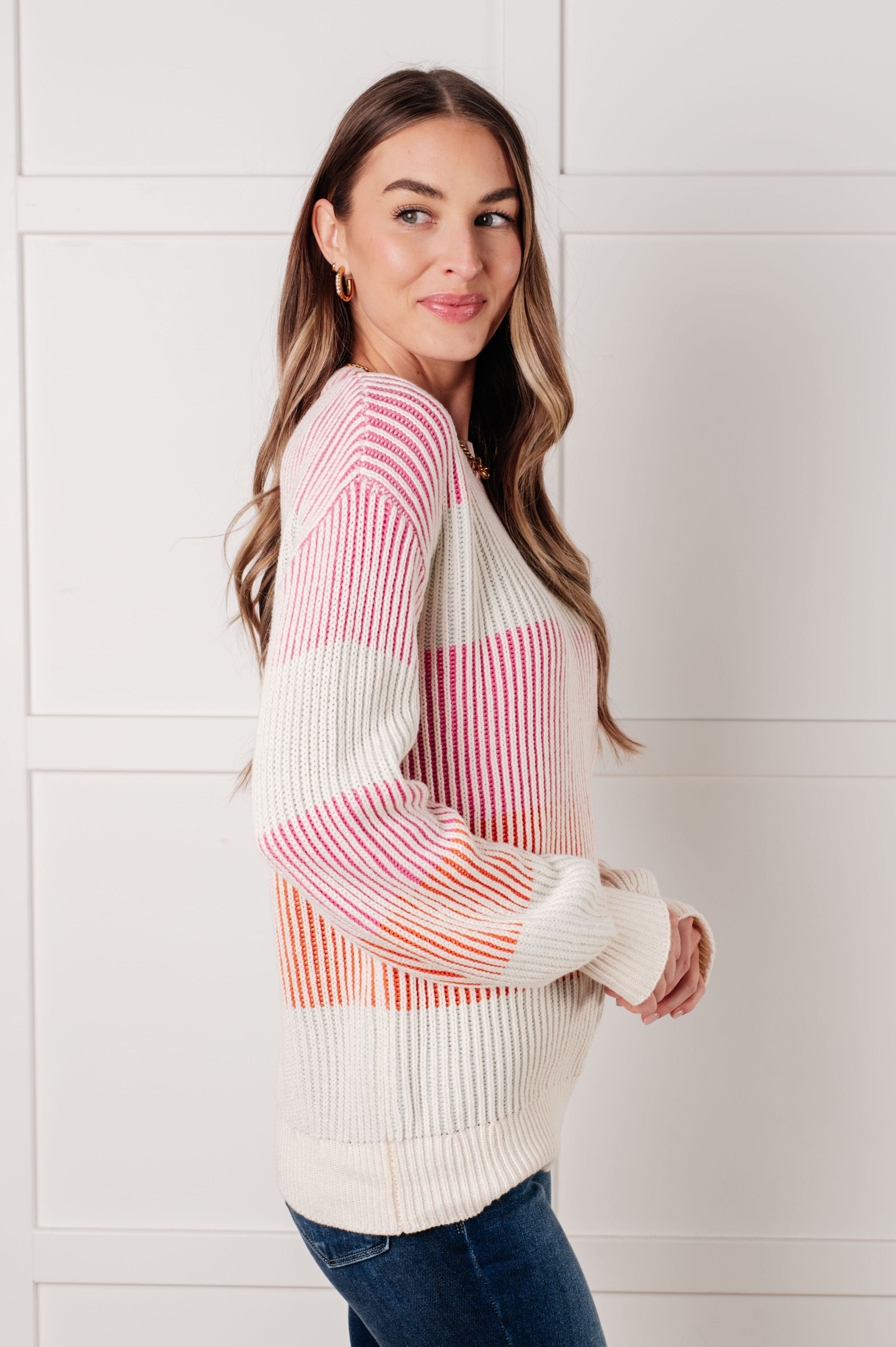 Matchmaker Striped Ribbed Top-Tops-Stay Foxy Boutique, Florissant, Missouri