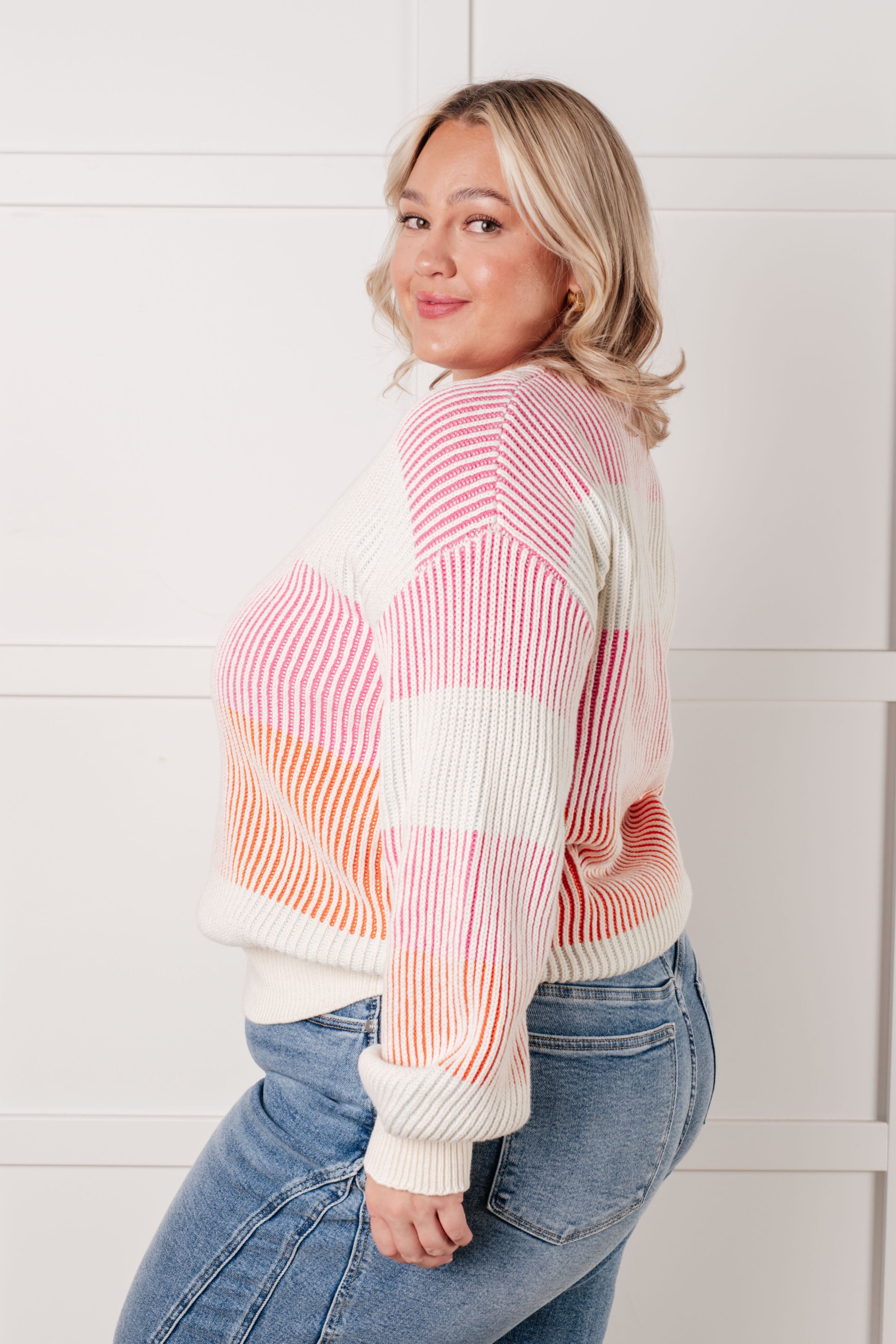 Matchmaker Striped Ribbed Top-Tops-Stay Foxy Boutique, Florissant, Missouri