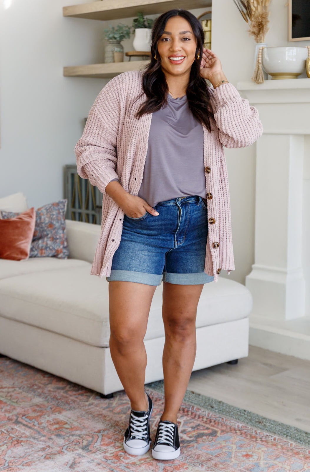 Me Time Long Sleeve Top-Tops-Stay Foxy Boutique, Florissant, Missouri