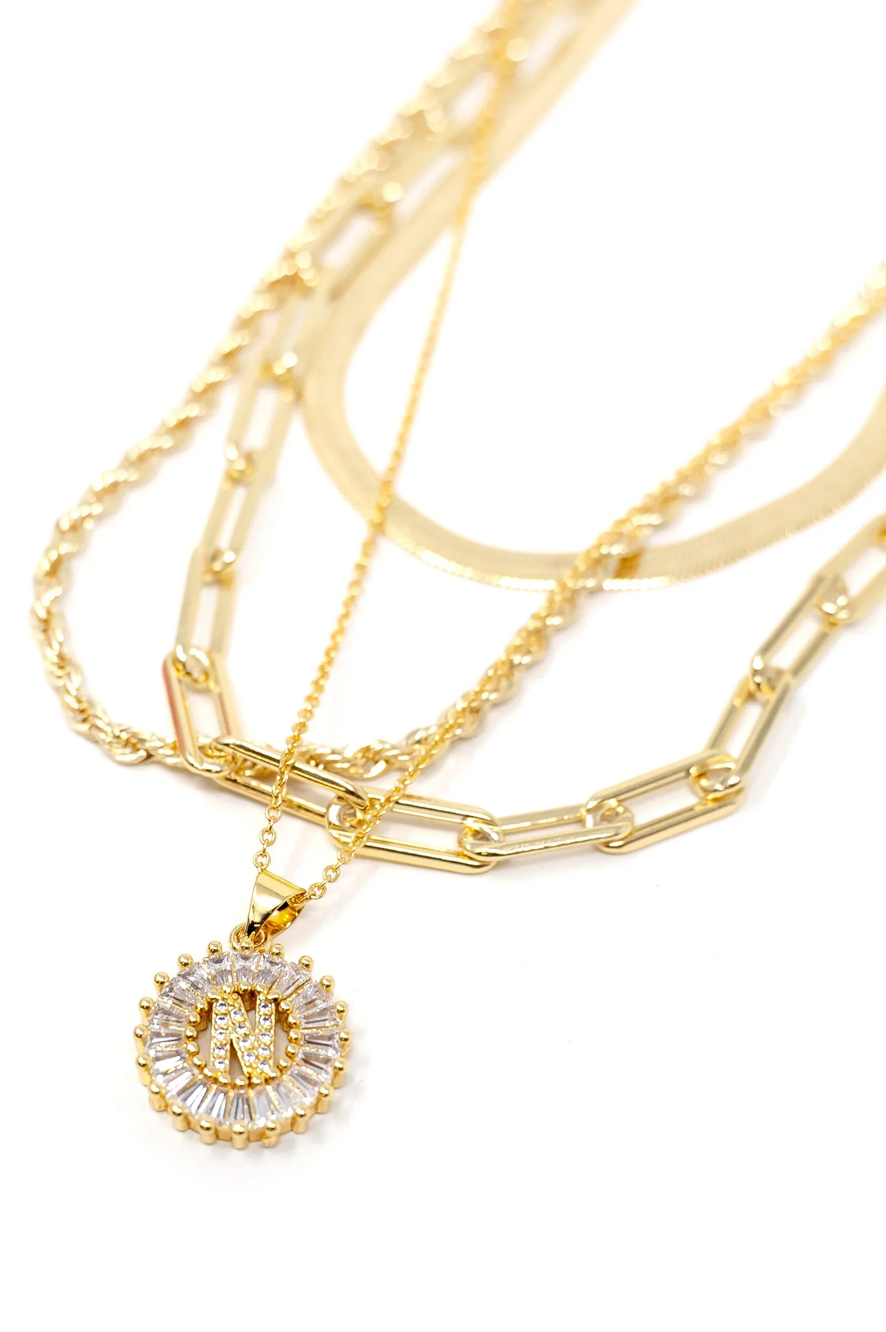 PREORDER: Mini Radiant Initial Necklace-Womens-Stay Foxy Boutique, Florissant, Missouri