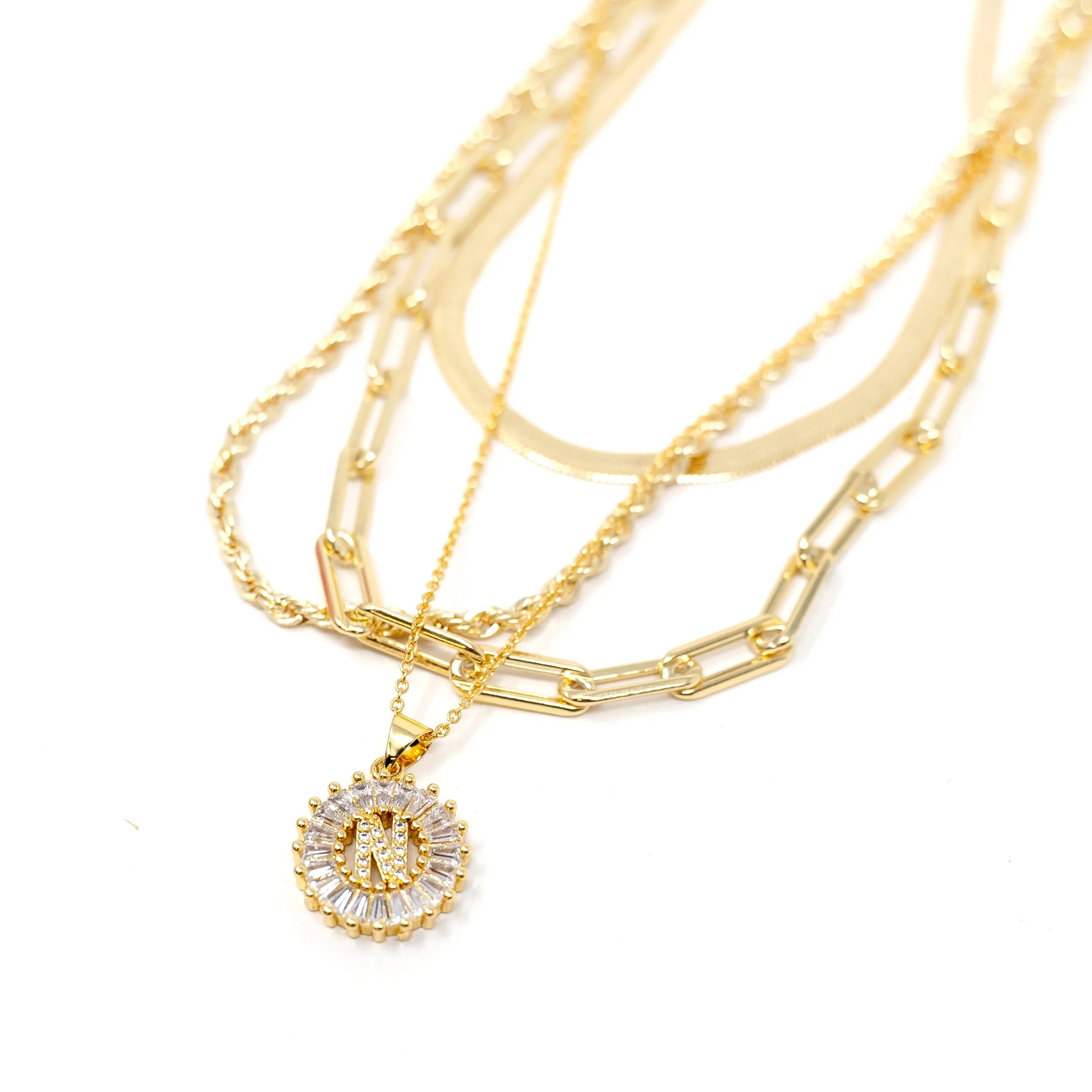 PREORDER: Mini Radiant Initial Necklace-Womens-Stay Foxy Boutique, Florissant, Missouri