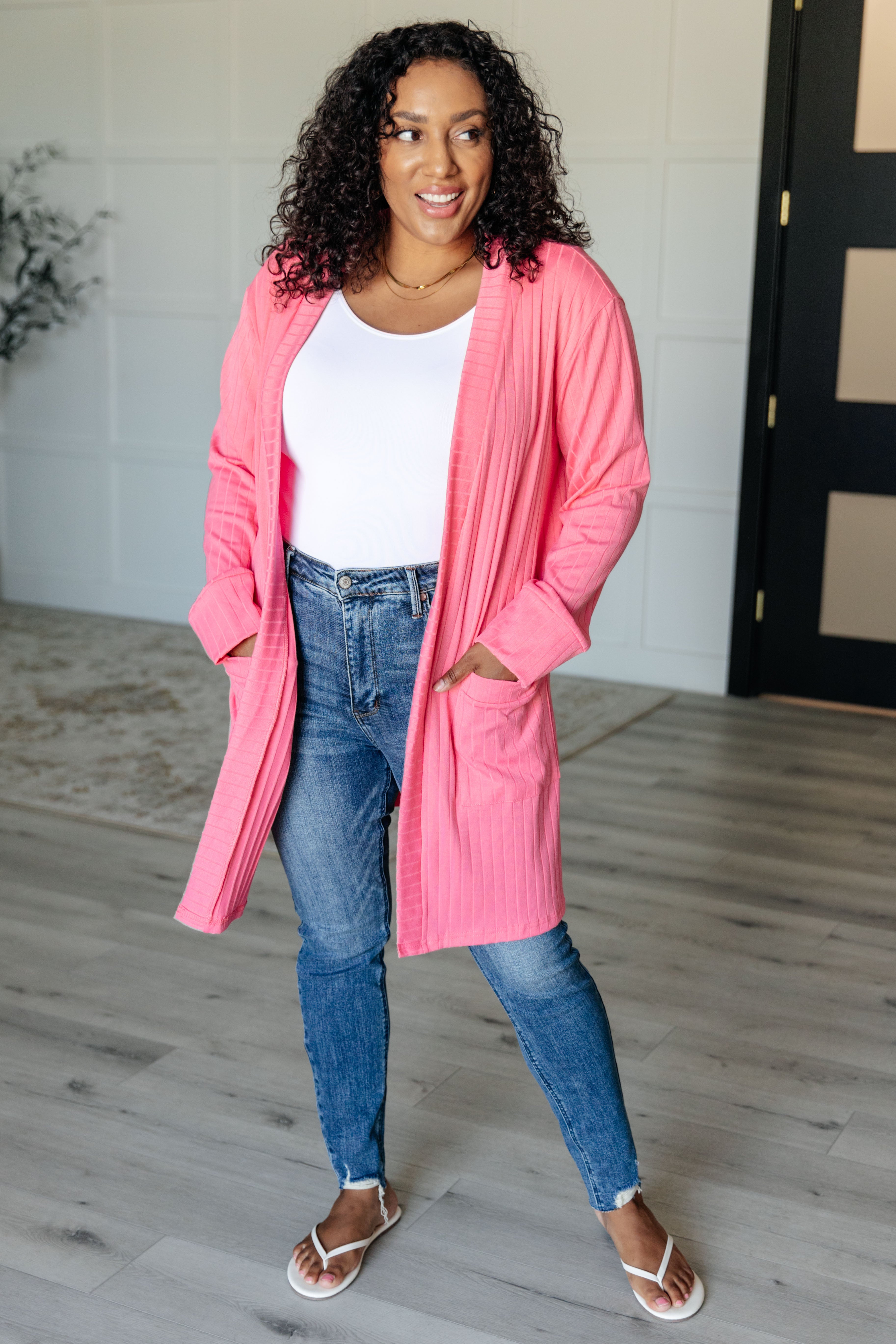 Modern Idealist Open Front Cardigan-Layers-Stay Foxy Boutique, Florissant, Missouri