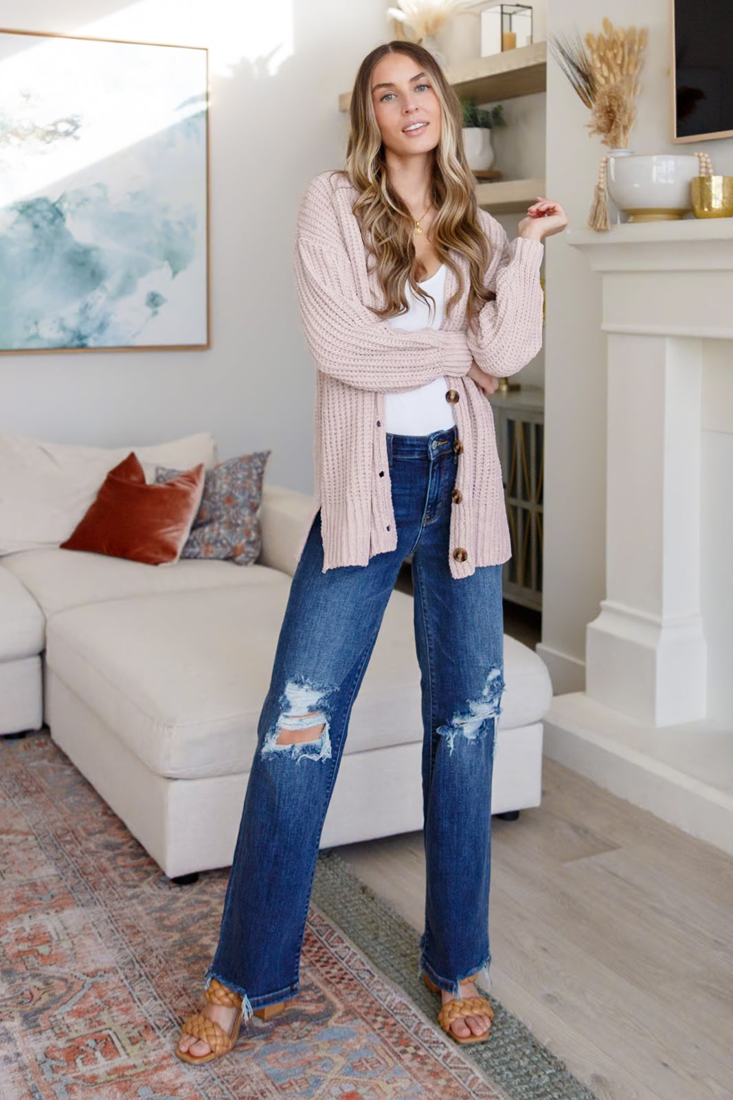 Mother Knows Best Buttoned Down Cardigan-Layers-Stay Foxy Boutique, Florissant, Missouri