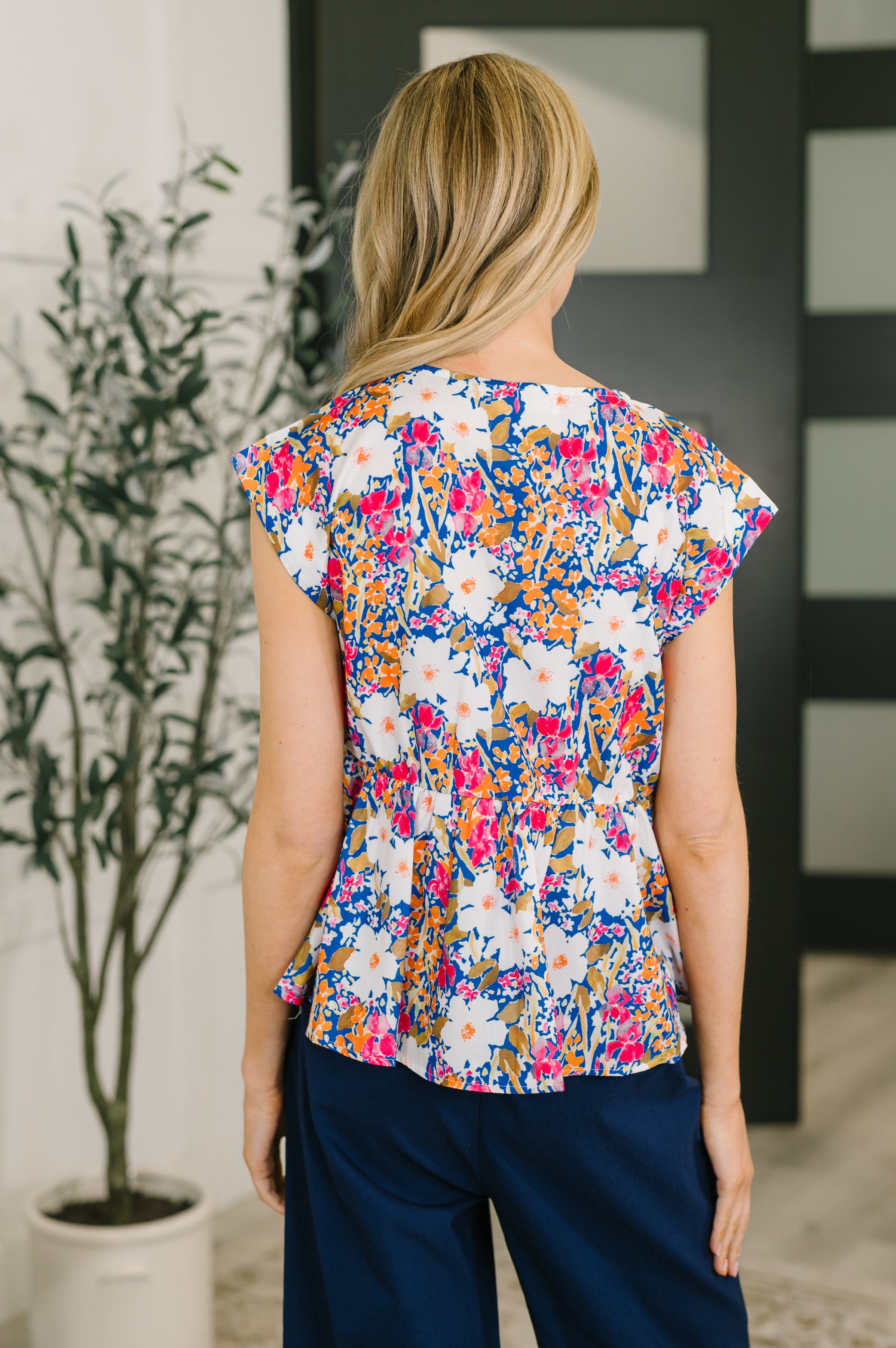 Mrs. Dependable Bow Detail Peplum Top-Womens-Stay Foxy Boutique, Florissant, Missouri
