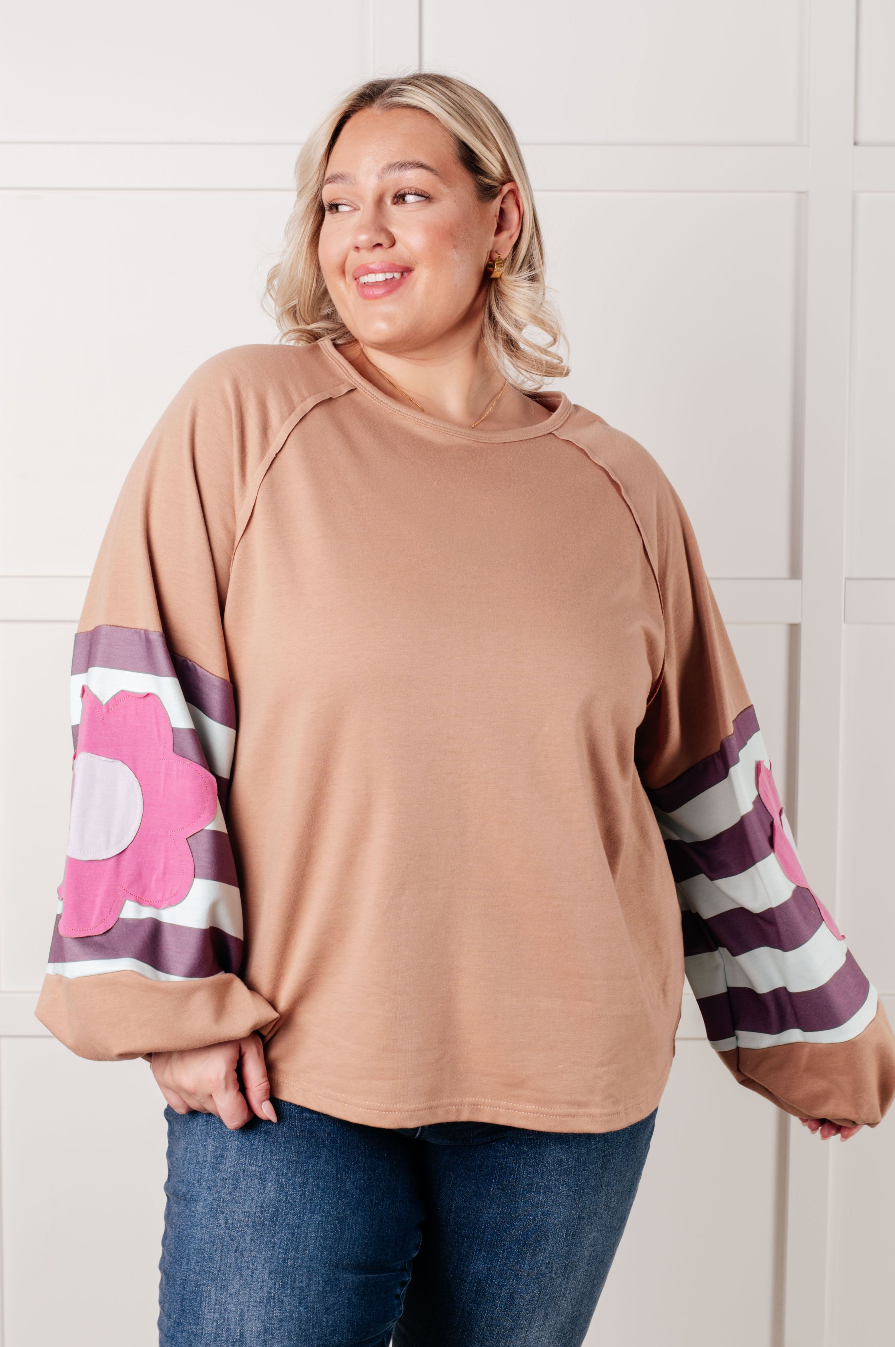 New and Improved Floral Patchwork Top-Tops-Stay Foxy Boutique, Florissant, Missouri