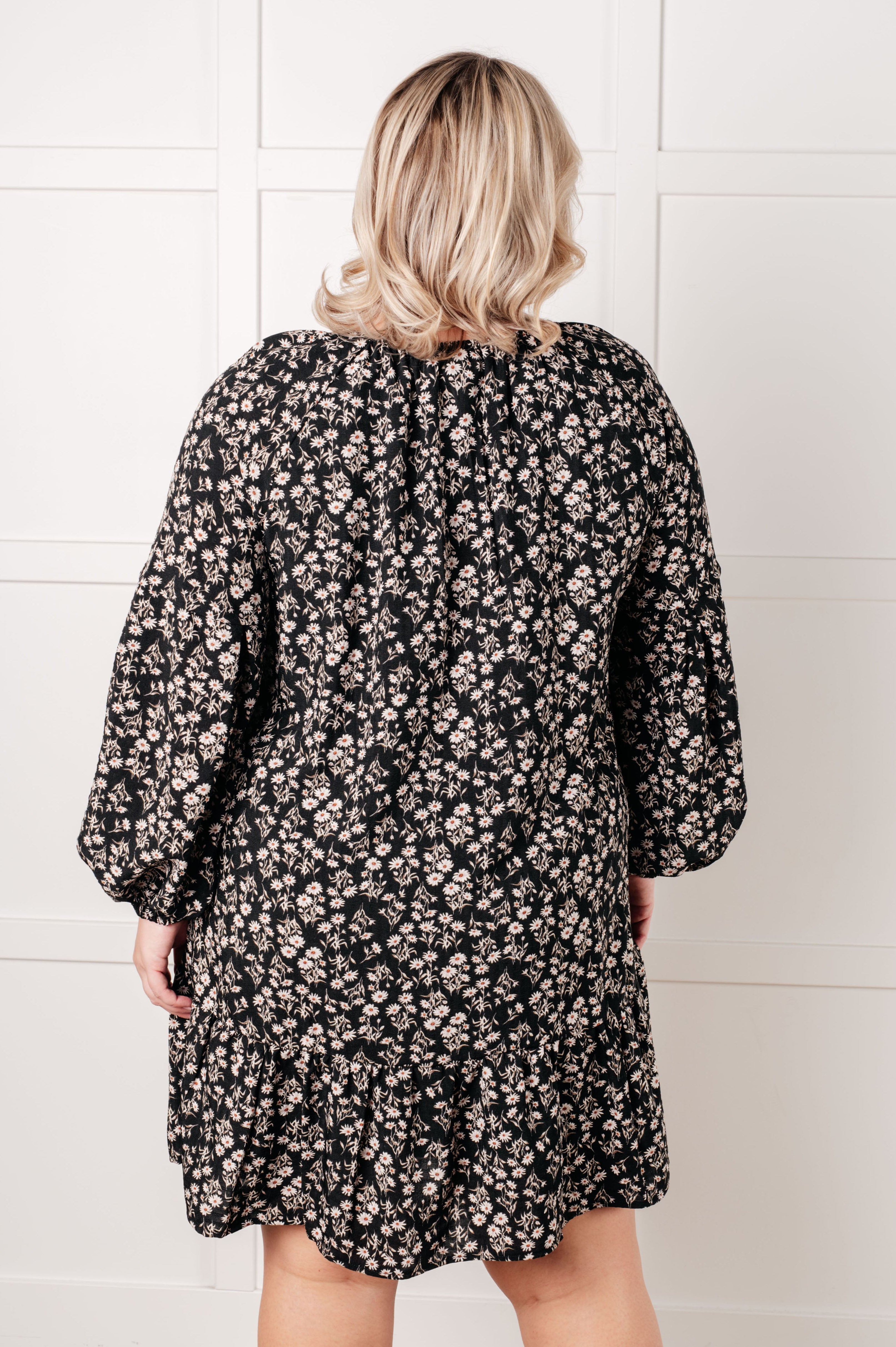 Once Again V-Neck Floral Dress-Dresses-Stay Foxy Boutique, Florissant, Missouri