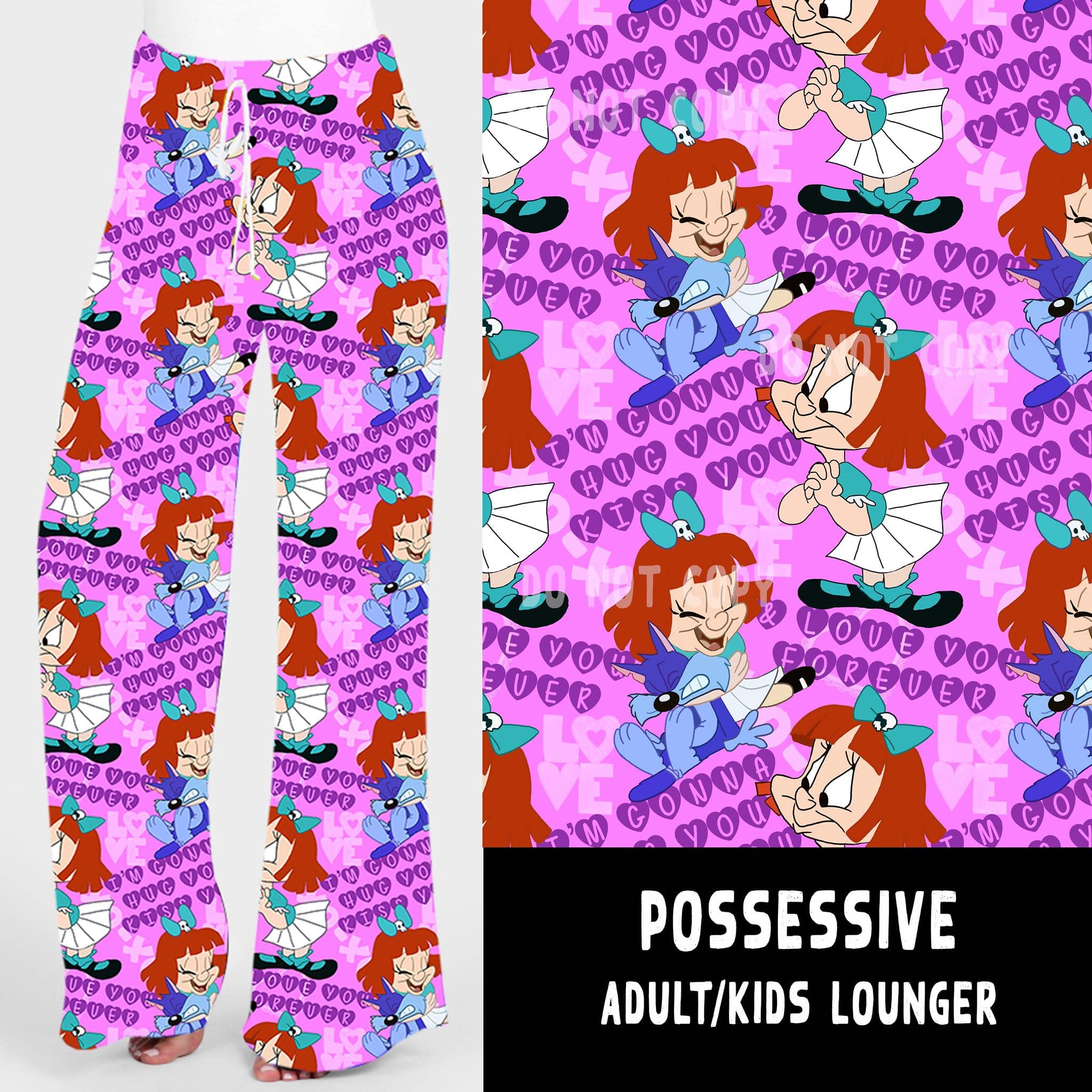 LUCKY IN LOVE-POSSESSIVE UNISEX ADULT/KIDS LOUNGER-Stay Foxy Boutique, Florissant, Missouri