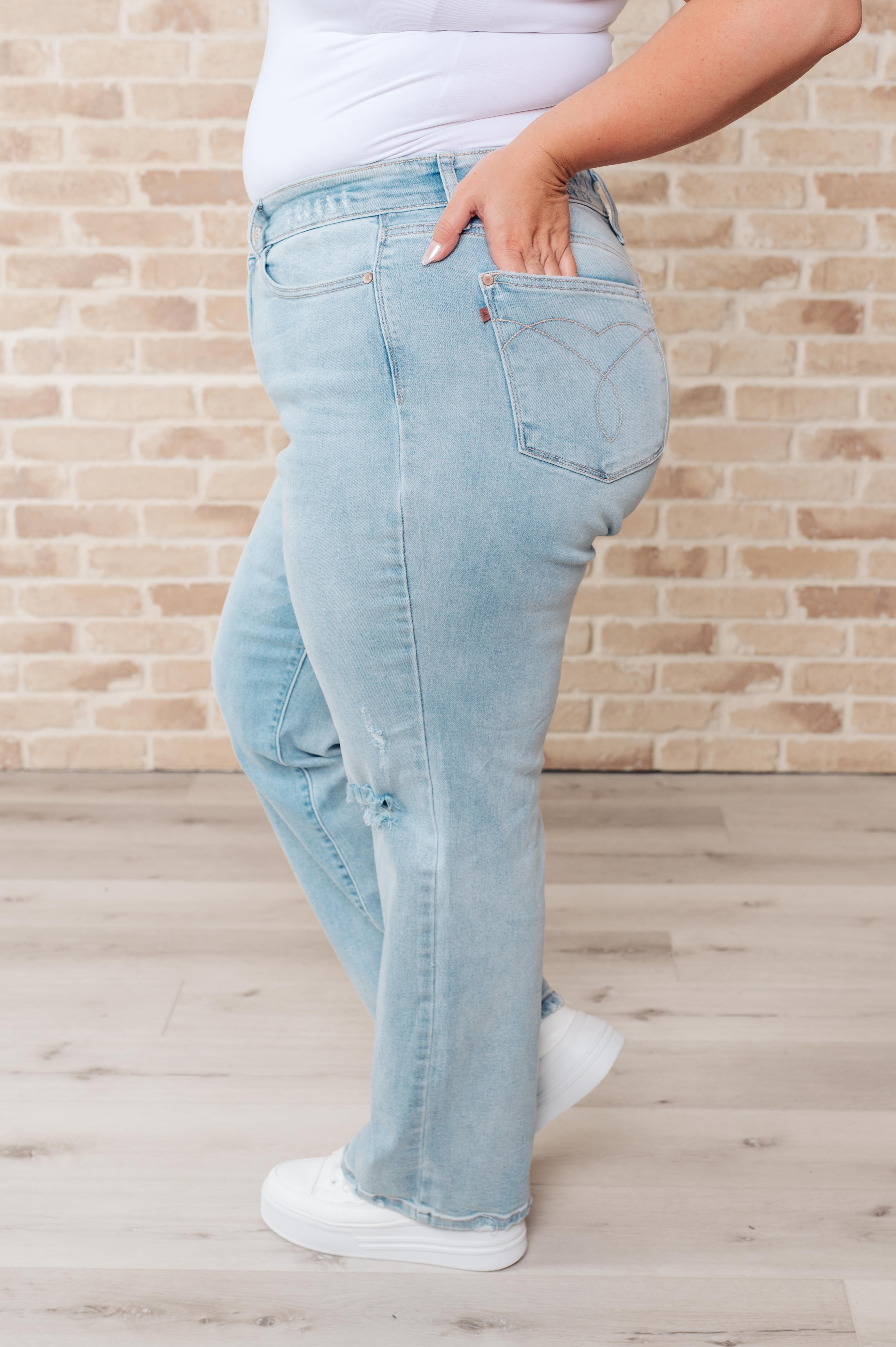 Parker High Rise 90's Straight Jeans-Womens-Stay Foxy Boutique, Florissant, Missouri