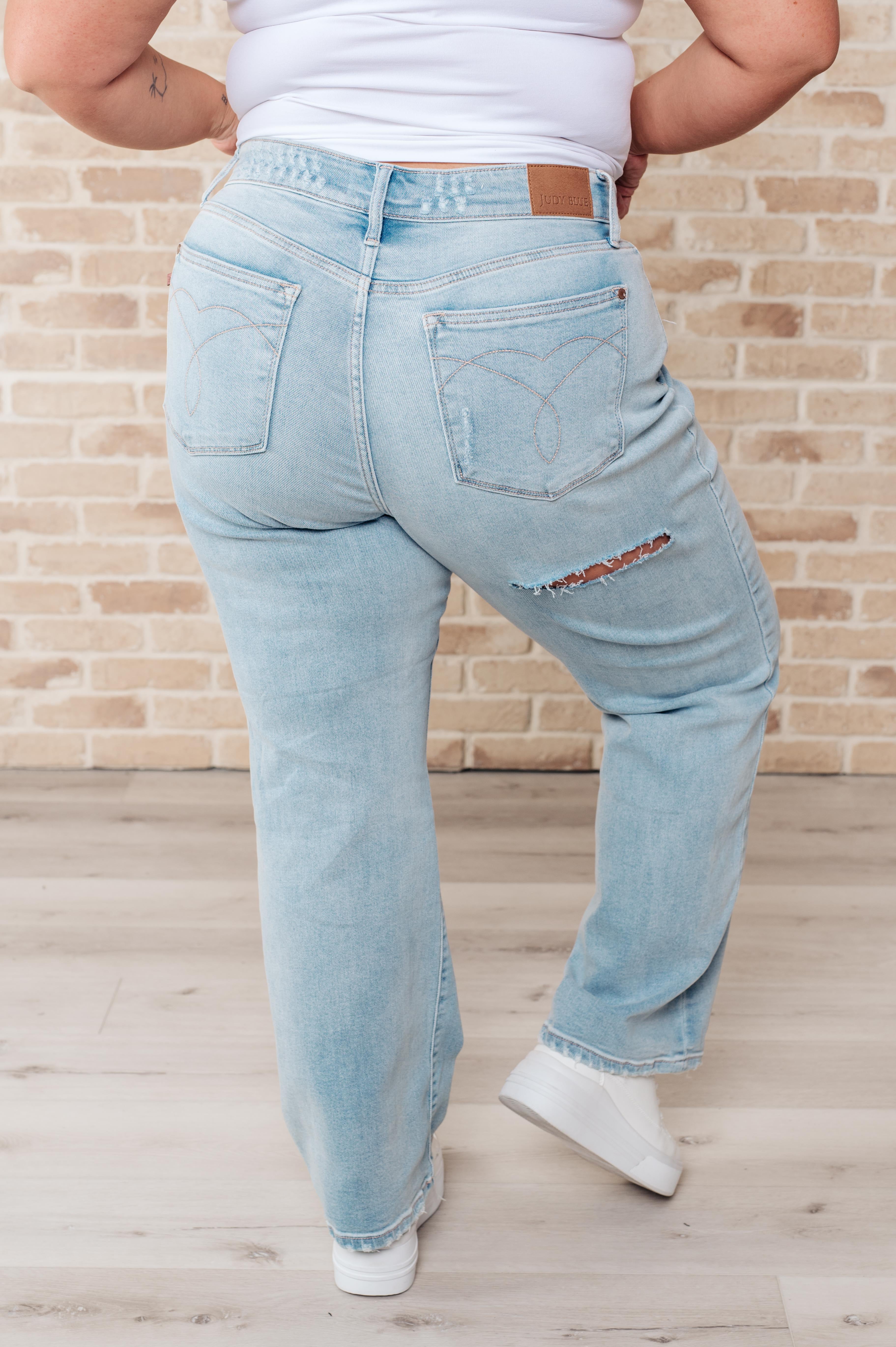 Parker High Rise 90's Straight Jeans-Womens-Stay Foxy Boutique, Florissant, Missouri
