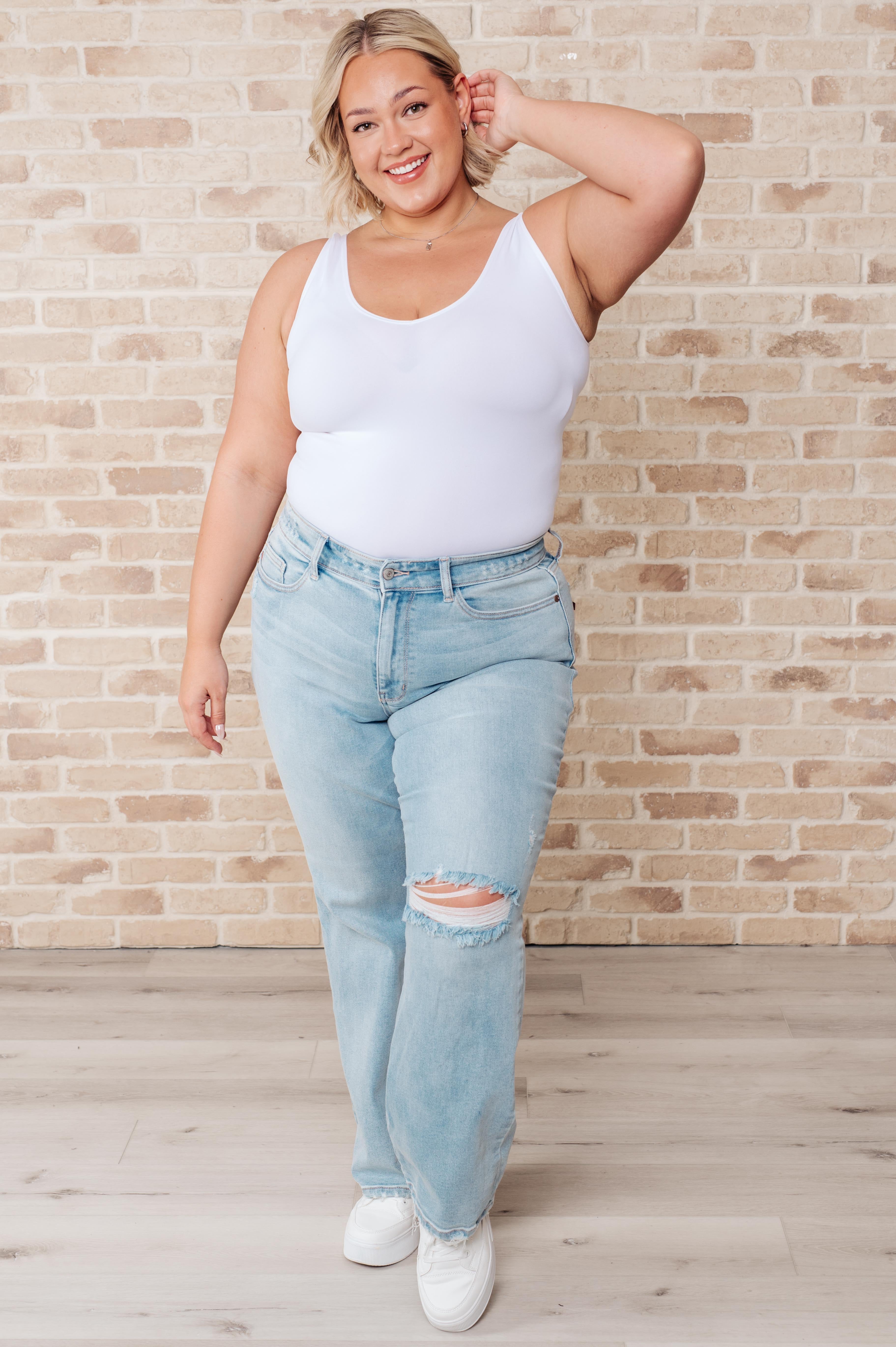 Parker High Rise 90's Straight Jeans-Womens-Stay Foxy Boutique, Florissant, Missouri