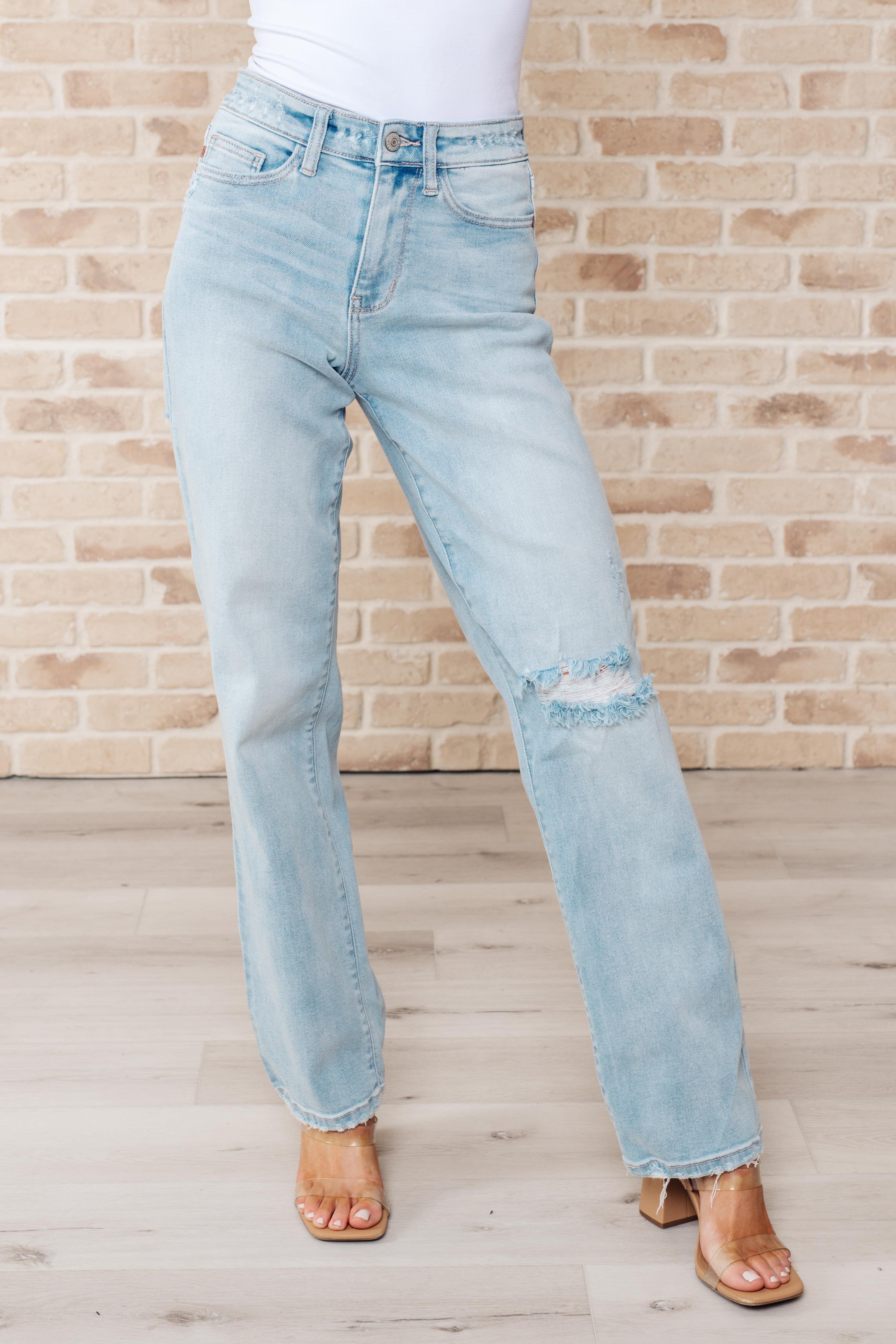 Parker High Rise 90's Straight Jeans-Womens-Stay Foxy Boutique, Florissant, Missouri