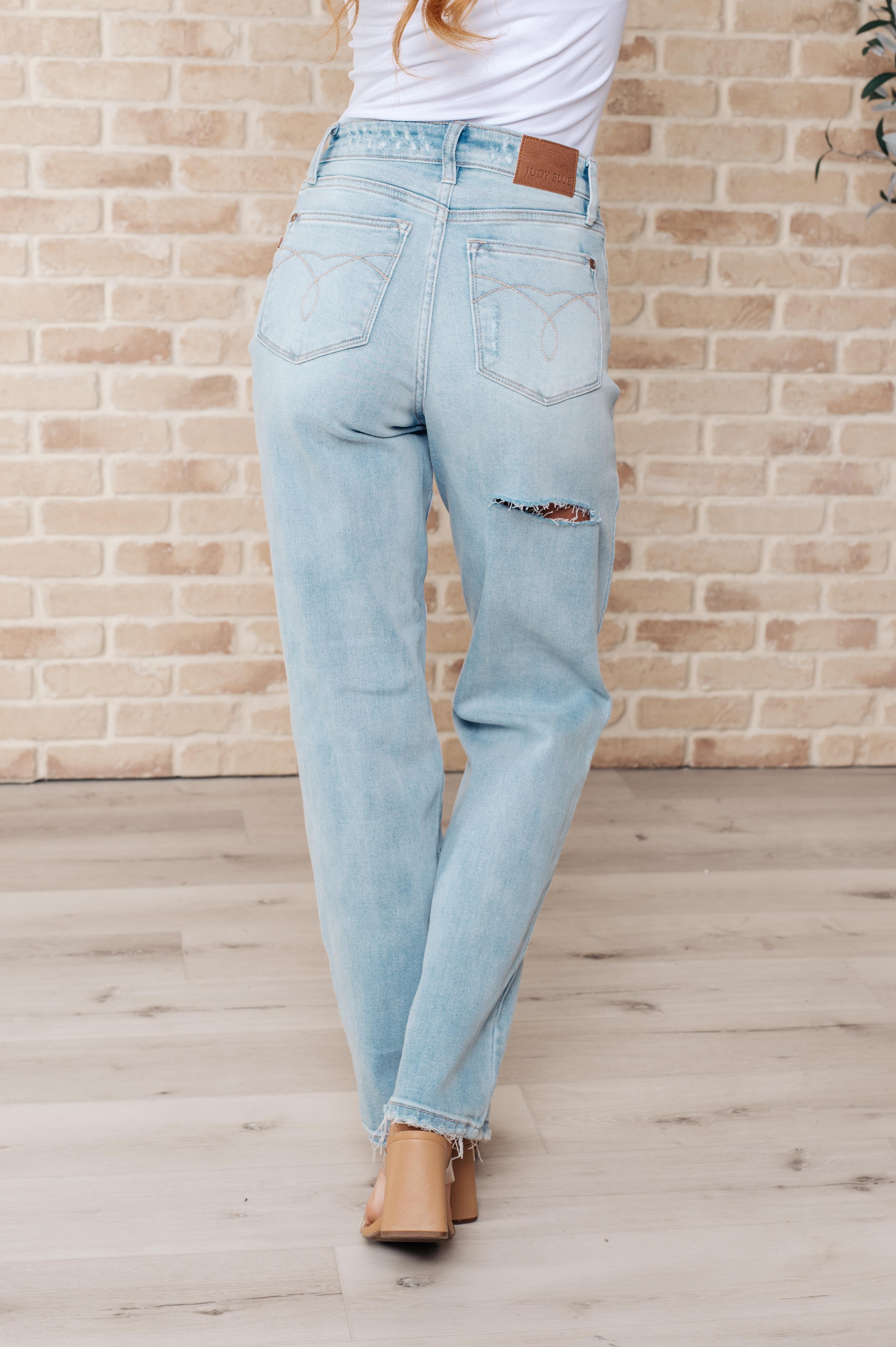 Parker High Rise 90's Straight Jeans-Womens-Stay Foxy Boutique, Florissant, Missouri