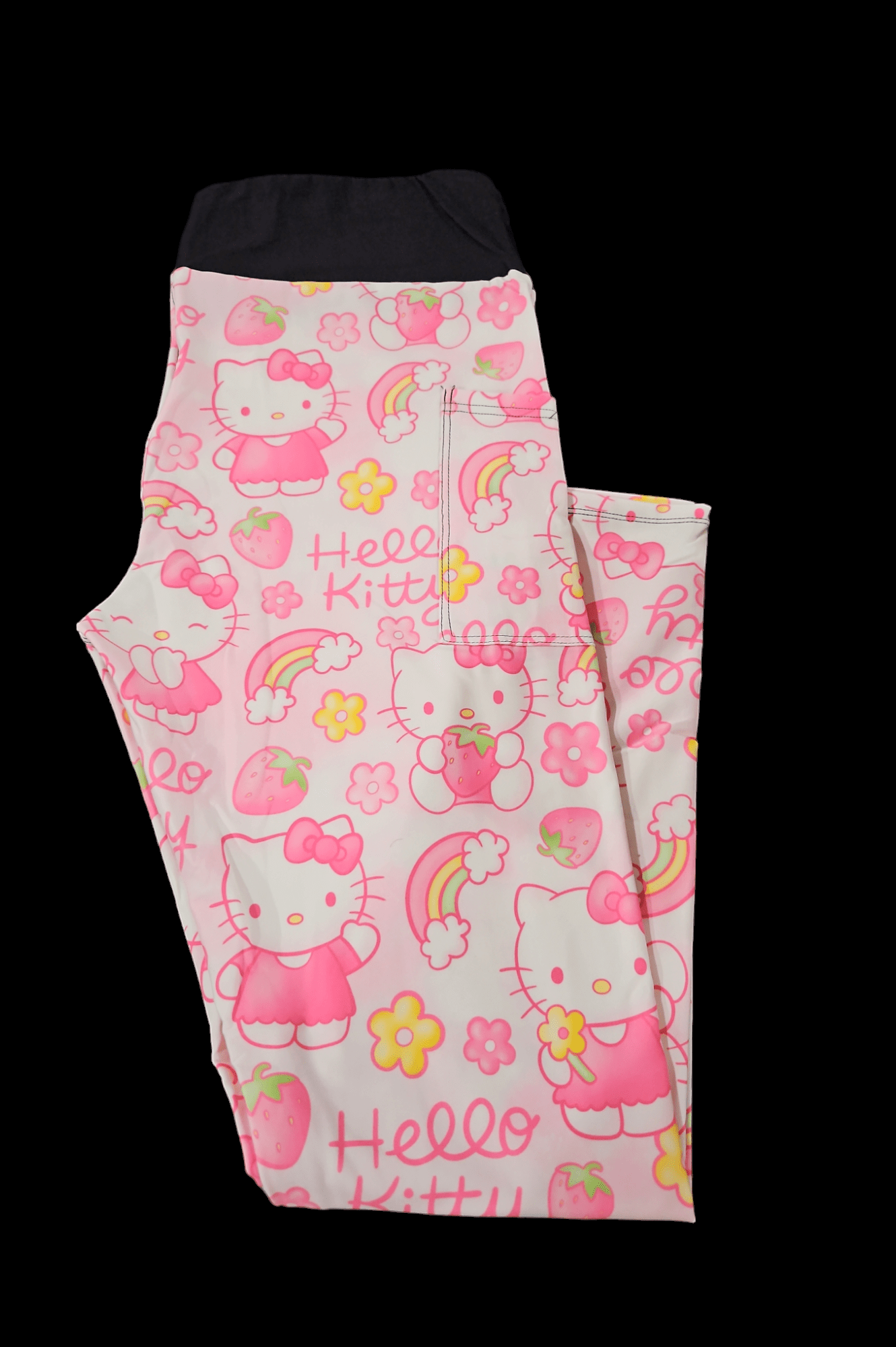 BOX 1-PINK KITTY LEGGINGS/JOGGERS-Stay Foxy Boutique, Florissant, Missouri