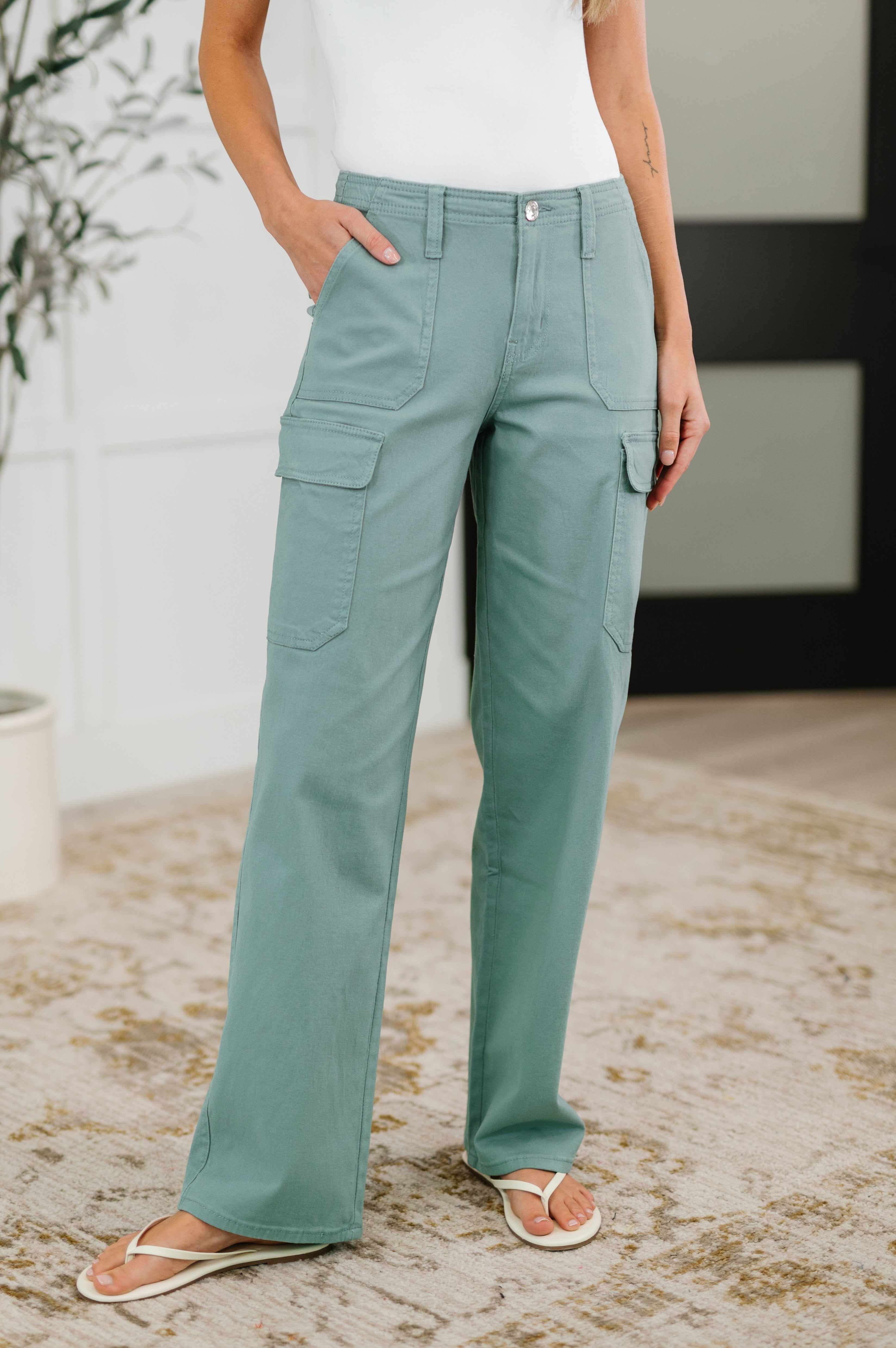 Pocket the Attitude Cargo Bottoms-Womens-Stay Foxy Boutique, Florissant, Missouri