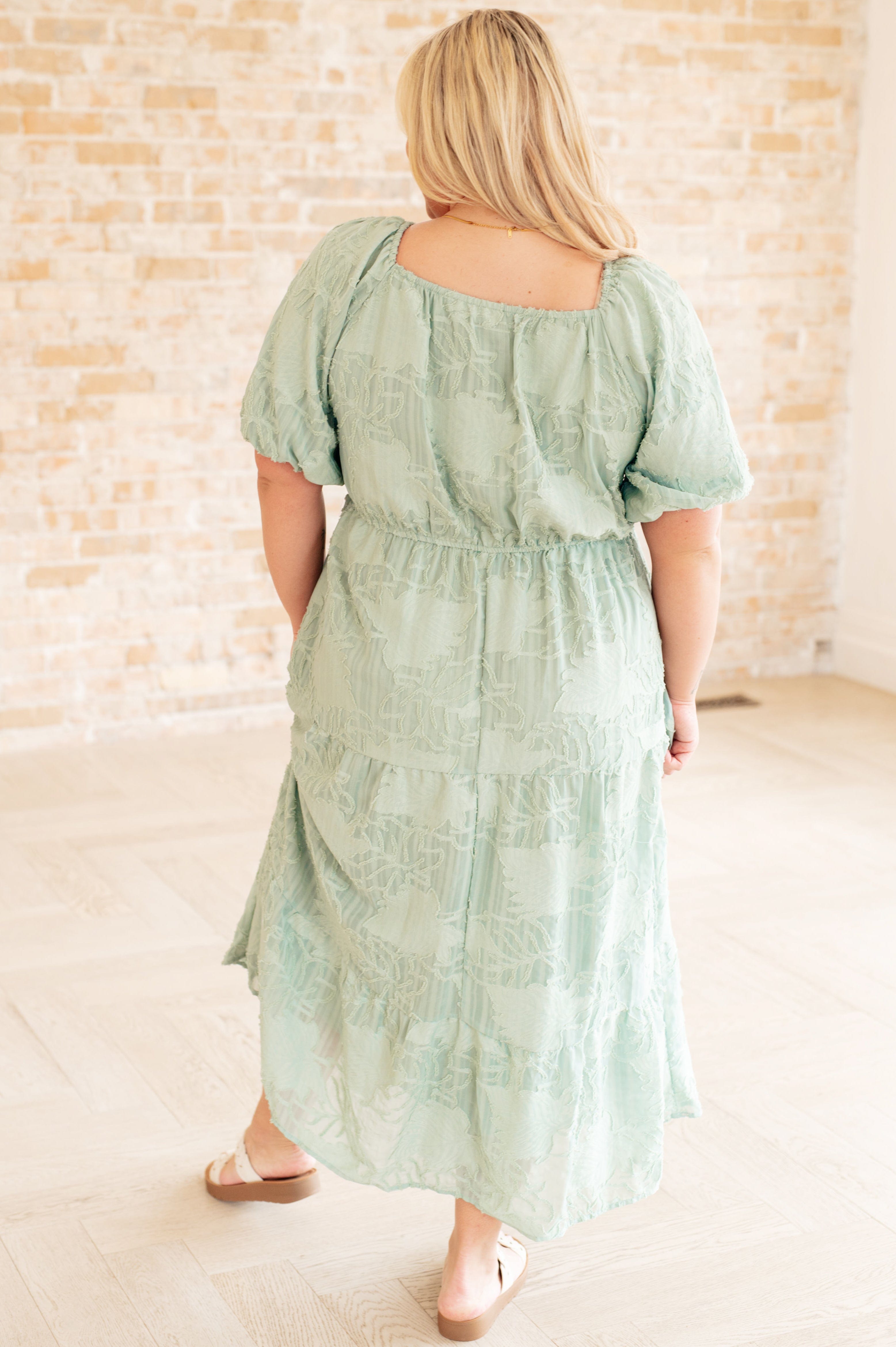 Power of the Babe Tiered Balloon Sleeve Dress-Dresses-Stay Foxy Boutique, Florissant, Missouri