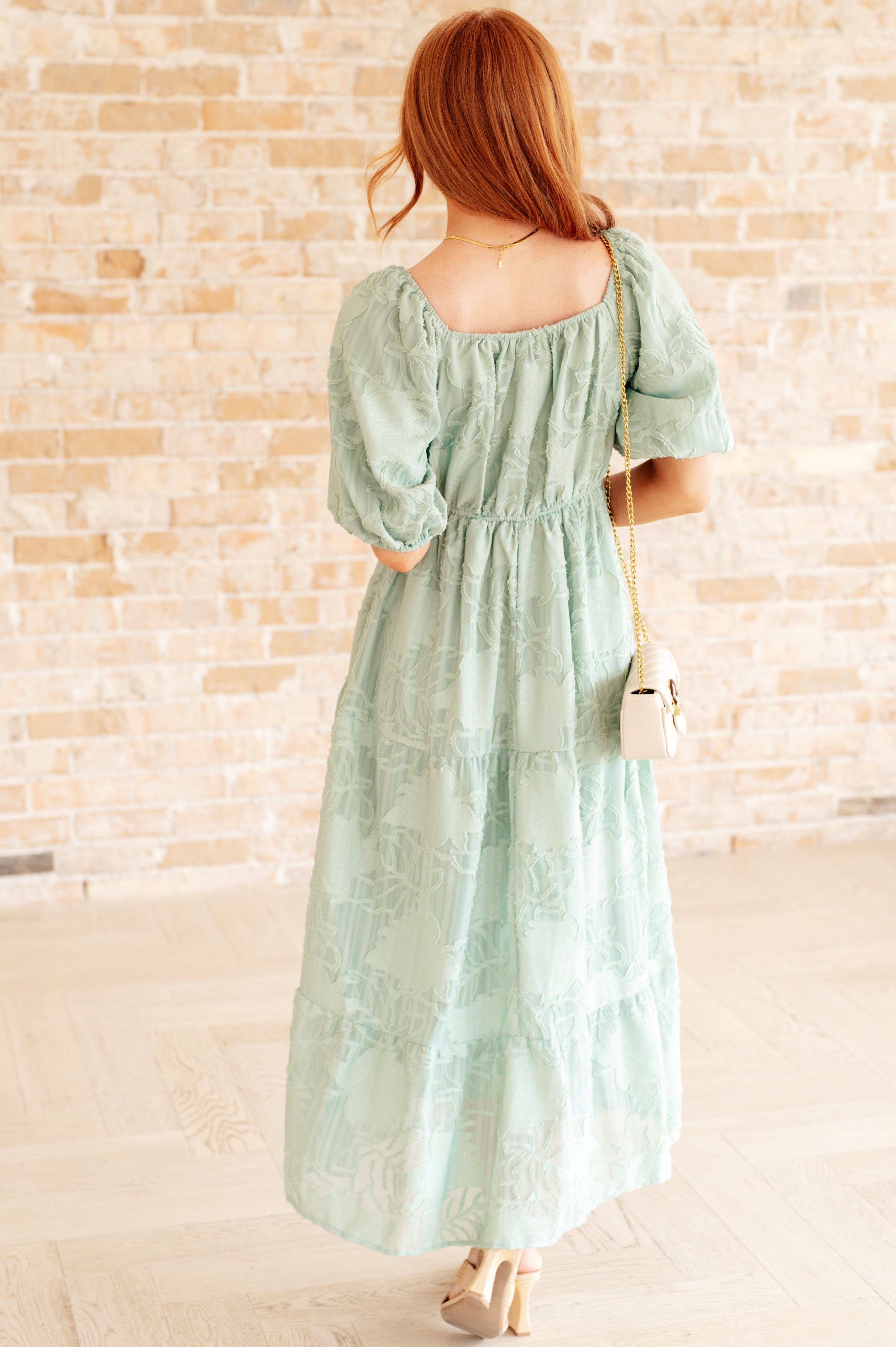 Power of the Babe Tiered Balloon Sleeve Dress-Dresses-Stay Foxy Boutique, Florissant, Missouri