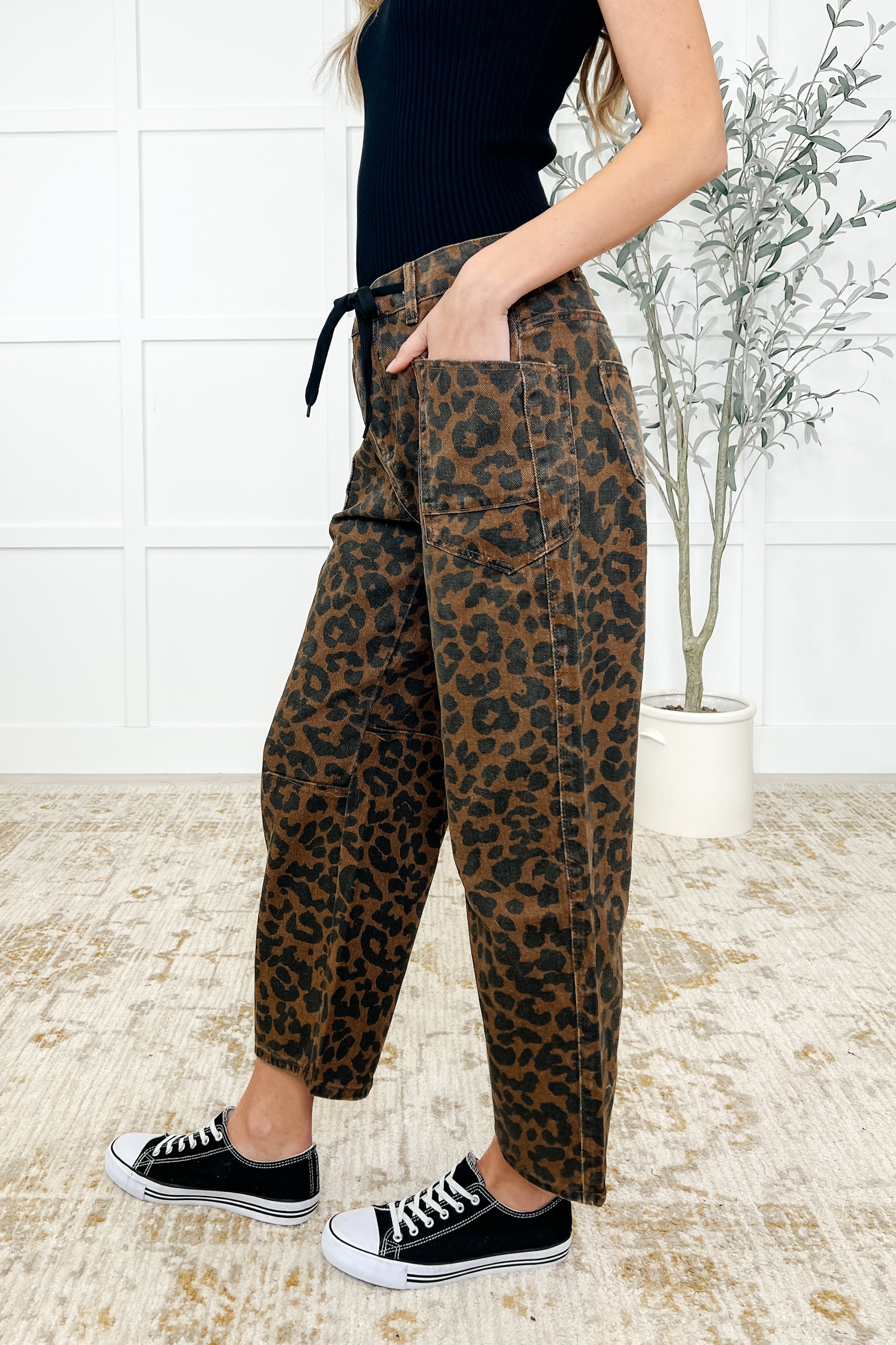 Prowl Power Barrell Ankle Crop Jean-Womens-Stay Foxy Boutique, Florissant, Missouri