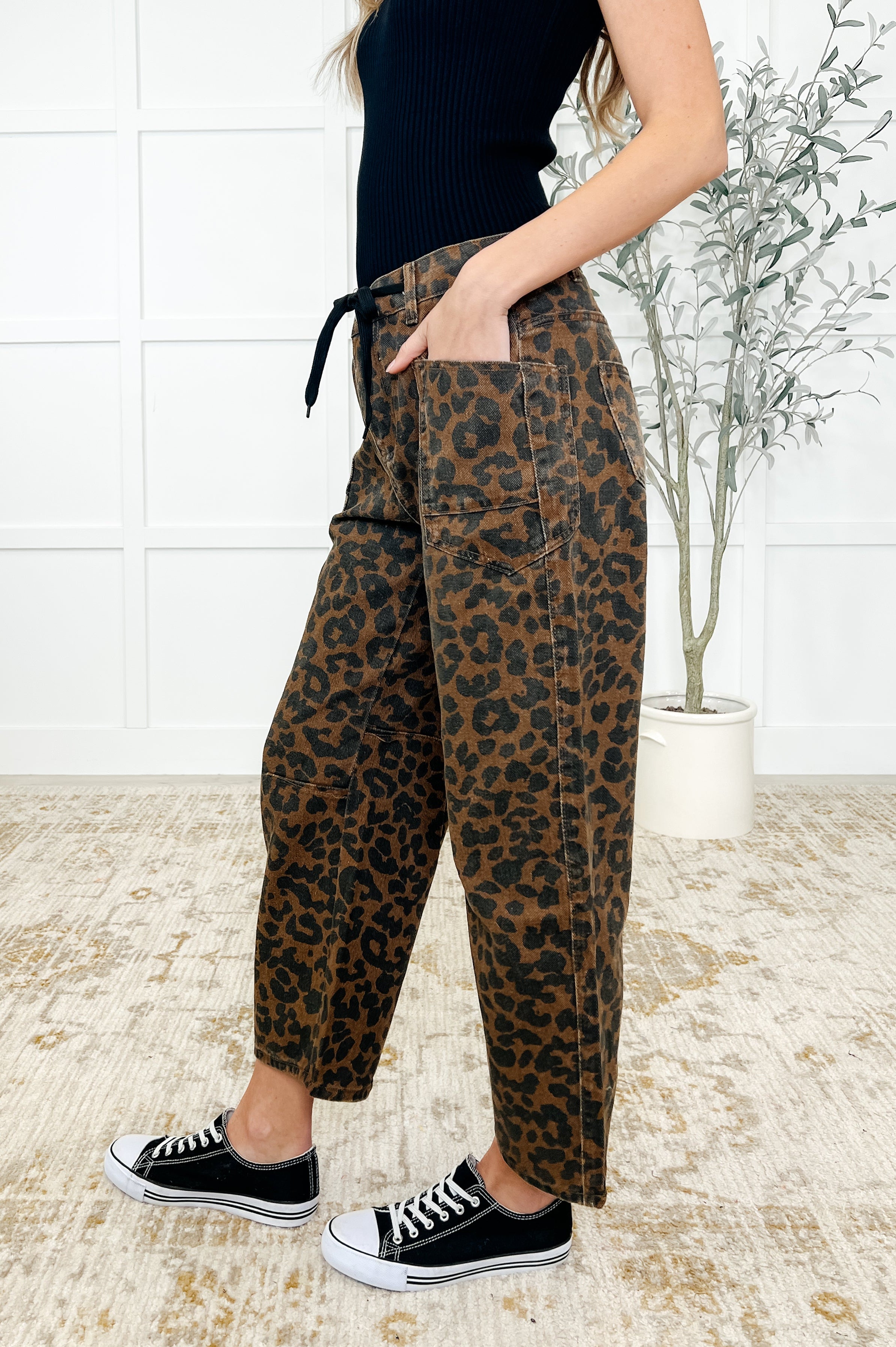 Prowl Power Barrell Ankle Crop Jean-Womens-Stay Foxy Boutique, Florissant, Missouri