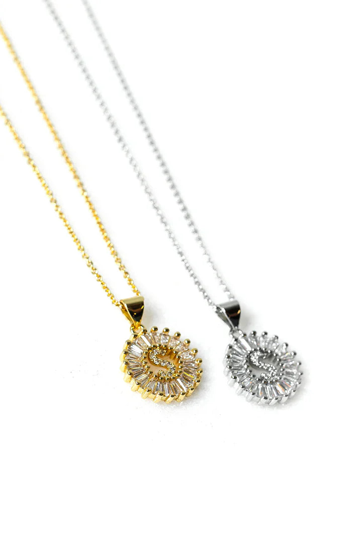 PREORDER: Mini Radiant Initial Necklace-Womens-Stay Foxy Boutique, Florissant, Missouri