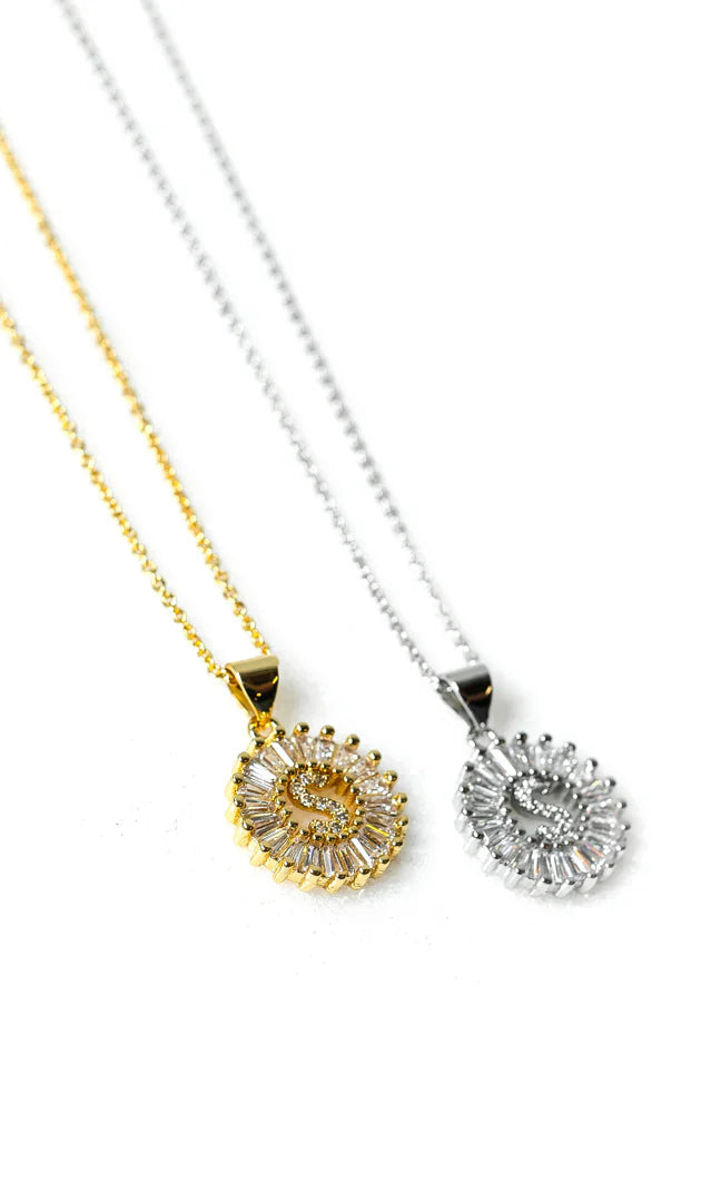 PREORDER: Mini Radiant Initial Necklace-Womens-Stay Foxy Boutique, Florissant, Missouri