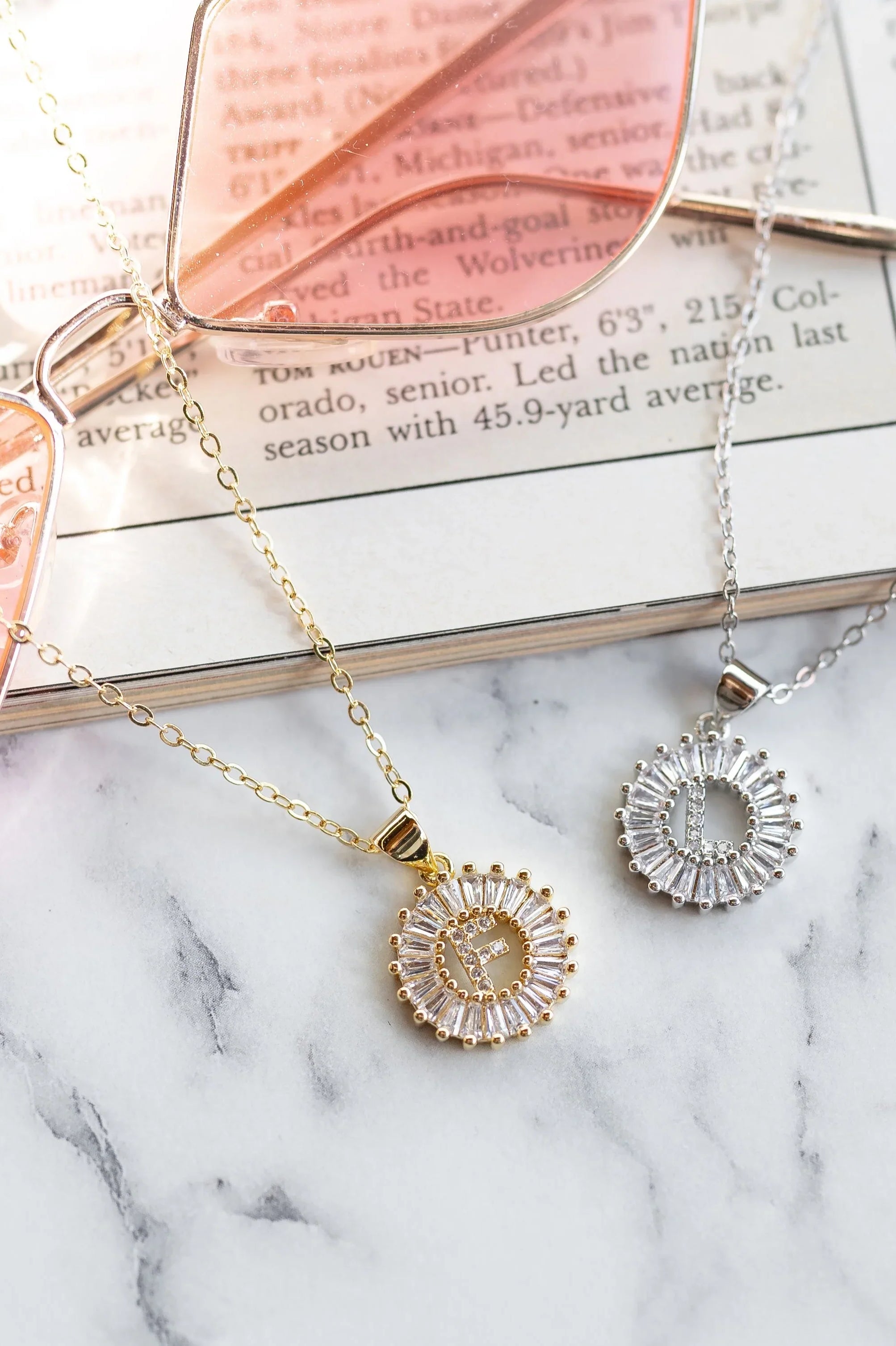 PREORDER: Mini Radiant Initial Necklace-Womens-Stay Foxy Boutique, Florissant, Missouri