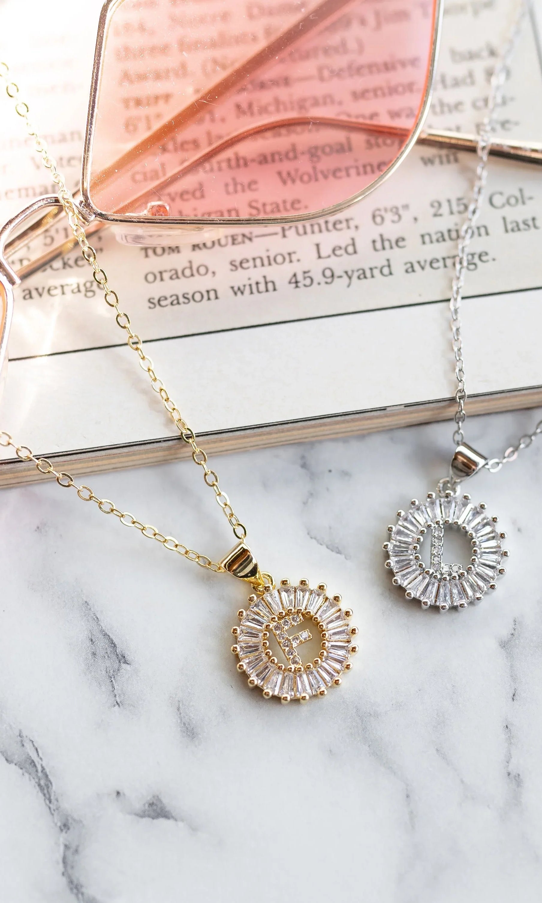 PREORDER: Mini Radiant Initial Necklace-Womens-Stay Foxy Boutique, Florissant, Missouri