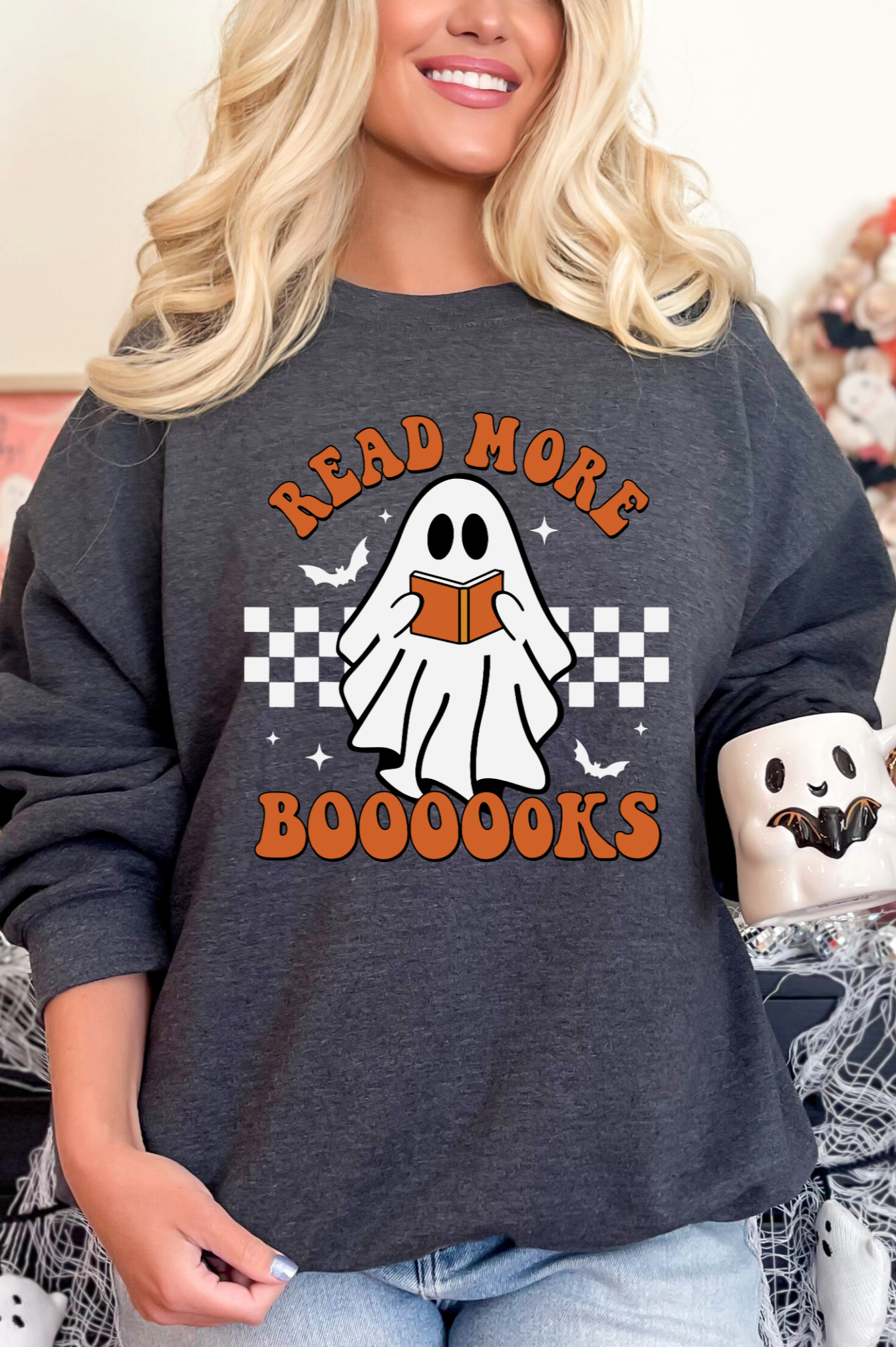 Read More Booooks Sweatshirt-Womens-Stay Foxy Boutique, Florissant, Missouri