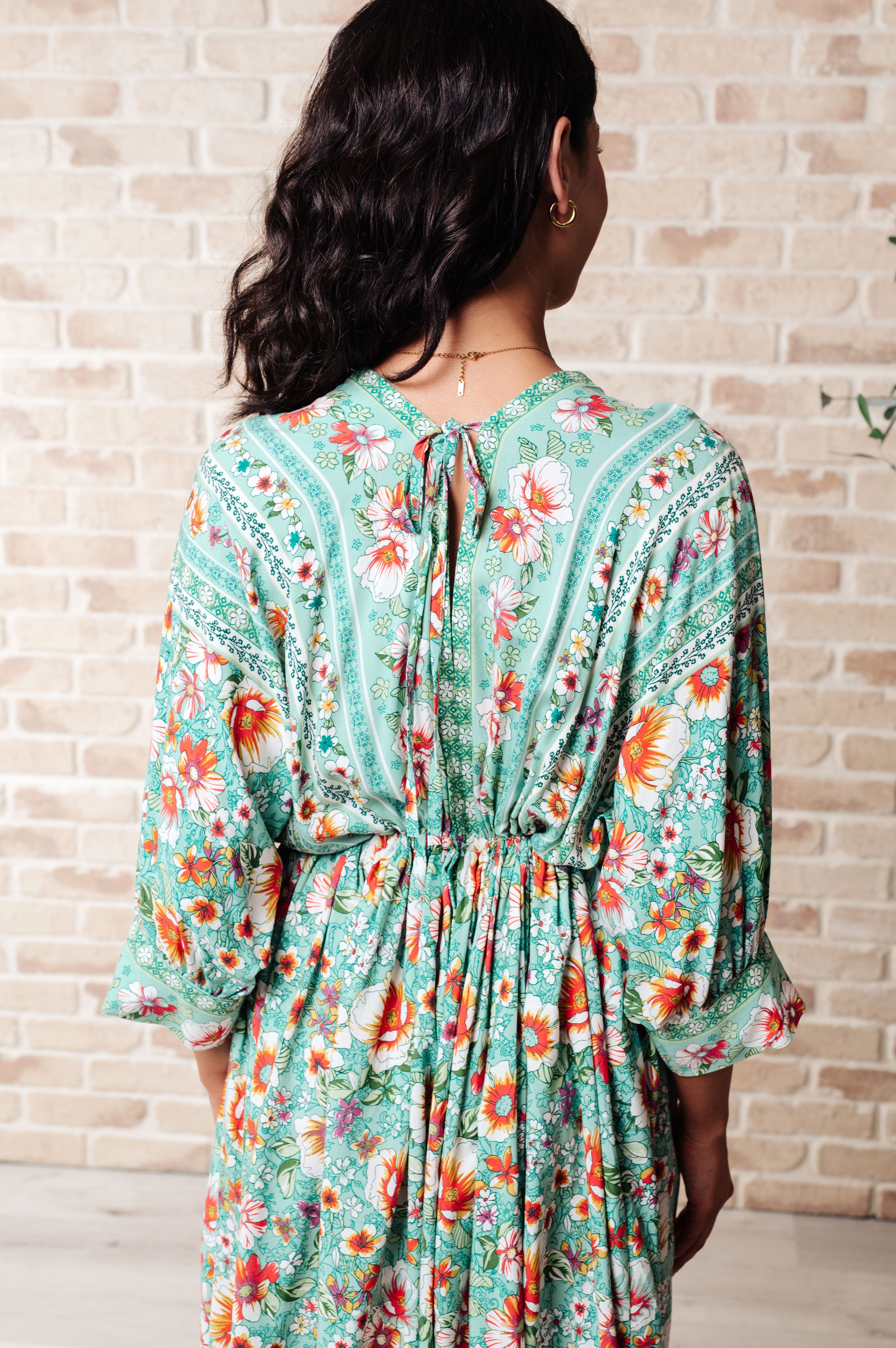 Rollin' Down the Windows V-Neck Dress-Dresses-Stay Foxy Boutique, Florissant, Missouri