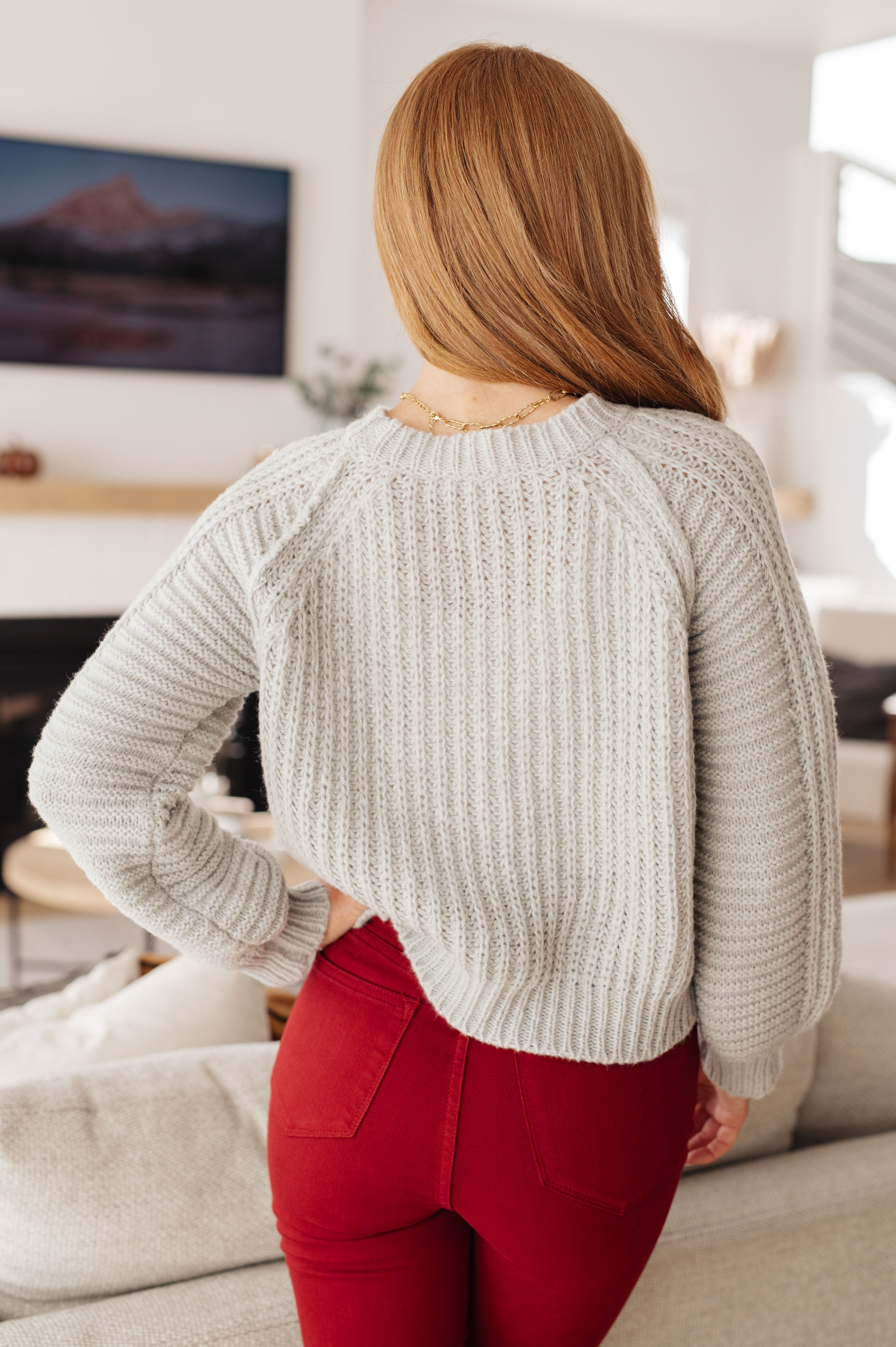 Roll on By Balloon Sleeve Sweater-Tops-Stay Foxy Boutique, Florissant, Missouri