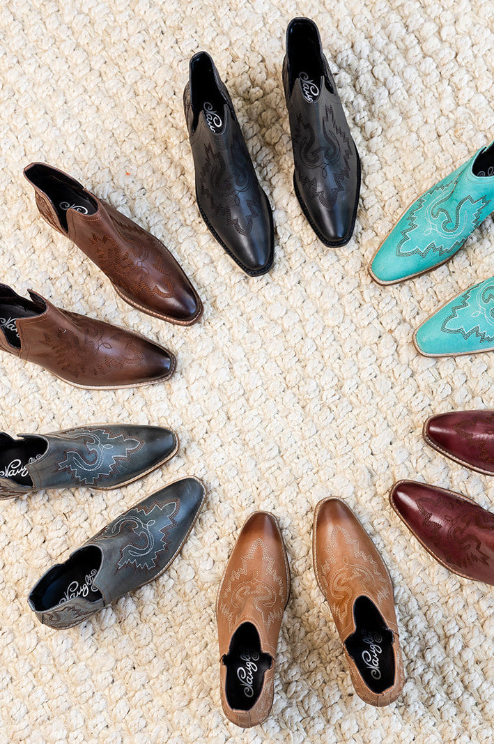 Kickin' Booties in Brown-Shoes-Stay Foxy Boutique, Florissant, Missouri