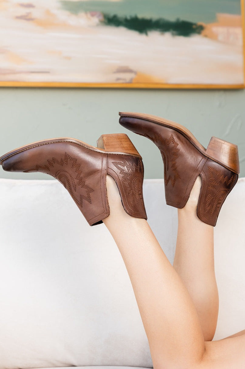 Kickin' Booties in Brown-Shoes-Stay Foxy Boutique, Florissant, Missouri