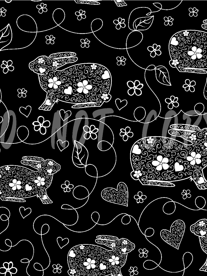 SPRING BASH- SQUIGGLE BUNNIES LEGGINGS AND JOGGERS-Stay Foxy Boutique, Florissant, Missouri