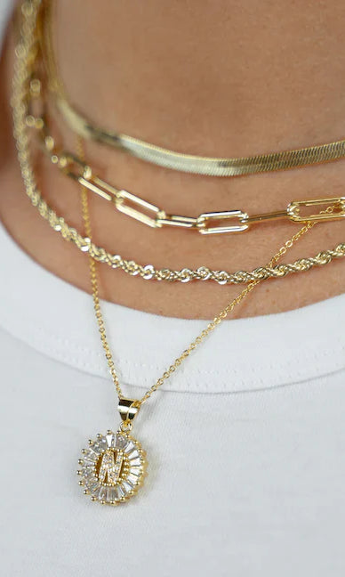 PREORDER: Mini Radiant Initial Necklace-Womens-Stay Foxy Boutique, Florissant, Missouri