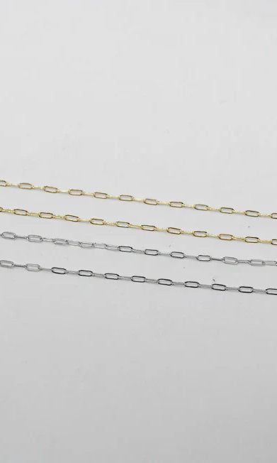 PREORDER: Mini Paperclip Chain Necklace in Gold-Womens-Stay Foxy Boutique, Florissant, Missouri
