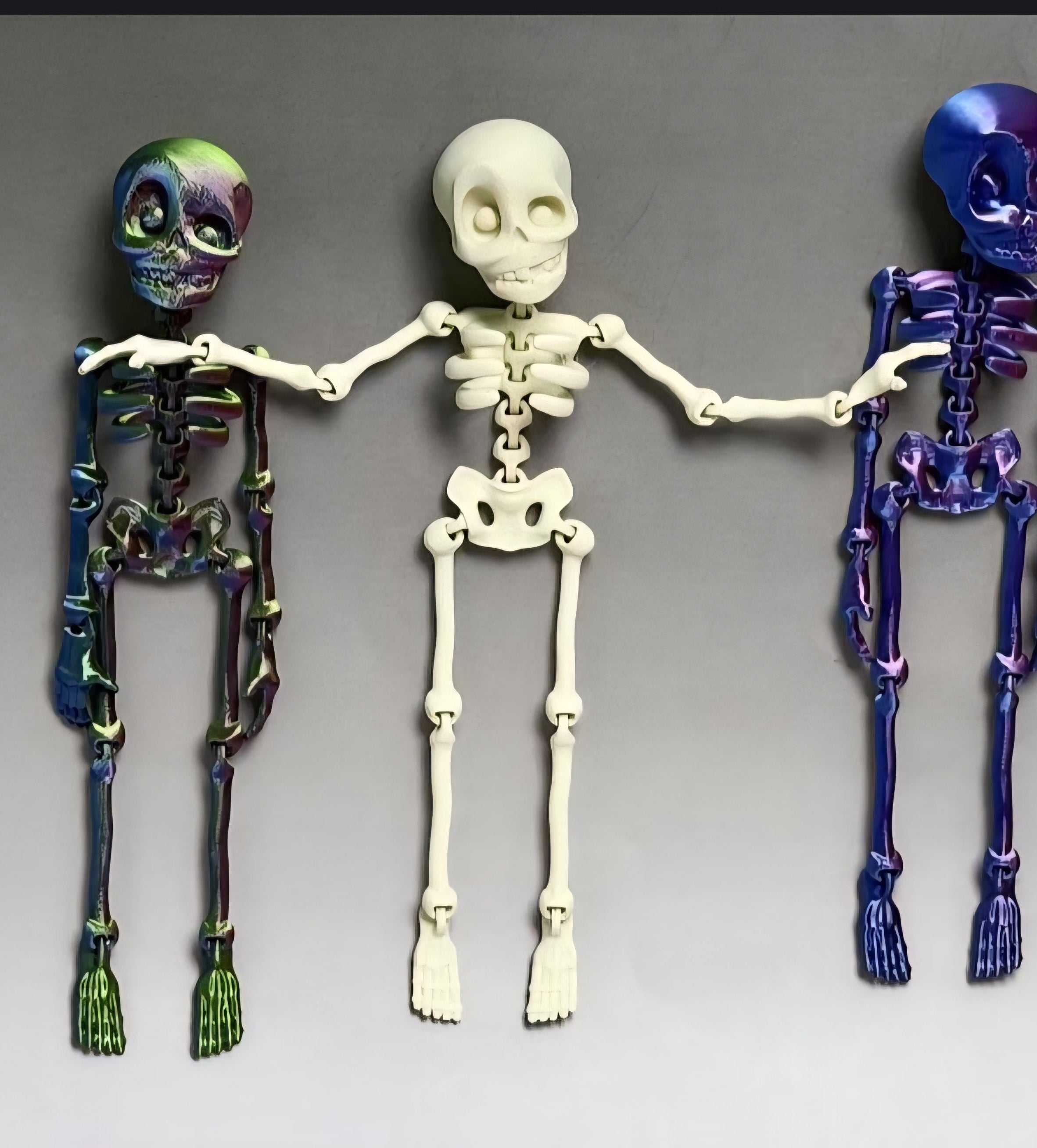 MAGNETIC SKELETON- 3D PRINTED- VARIETY OF COLORS-Stay Foxy Boutique, Florissant, Missouri
