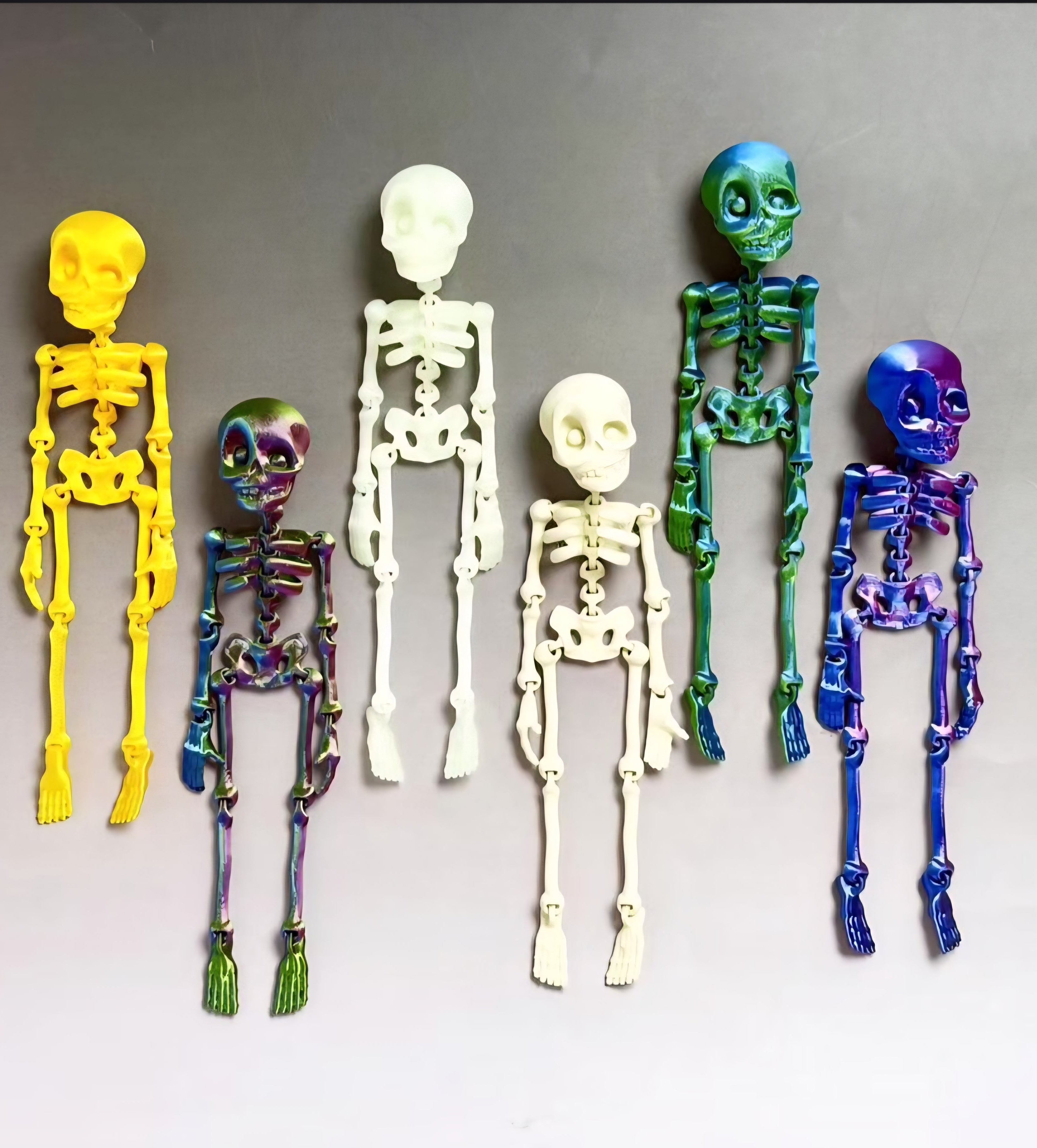 MAGNETIC SKELETON- 3D PRINTED- VARIETY OF COLORS-Stay Foxy Boutique, Florissant, Missouri